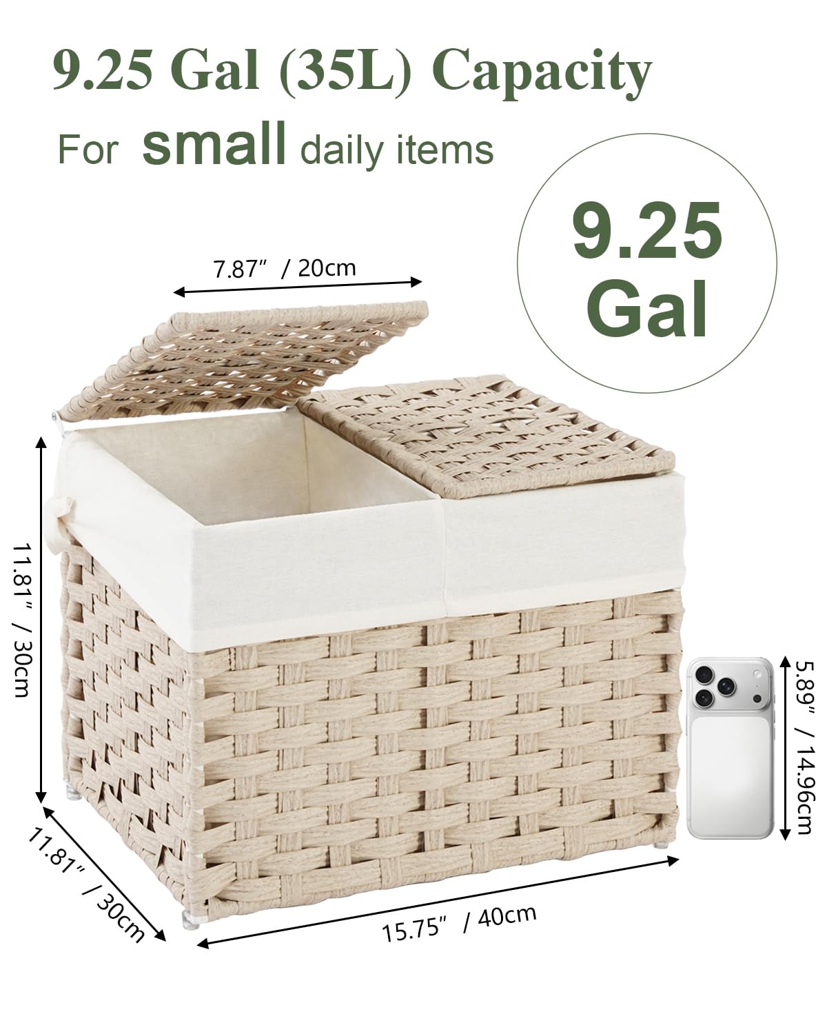 Storage Basket with Lid