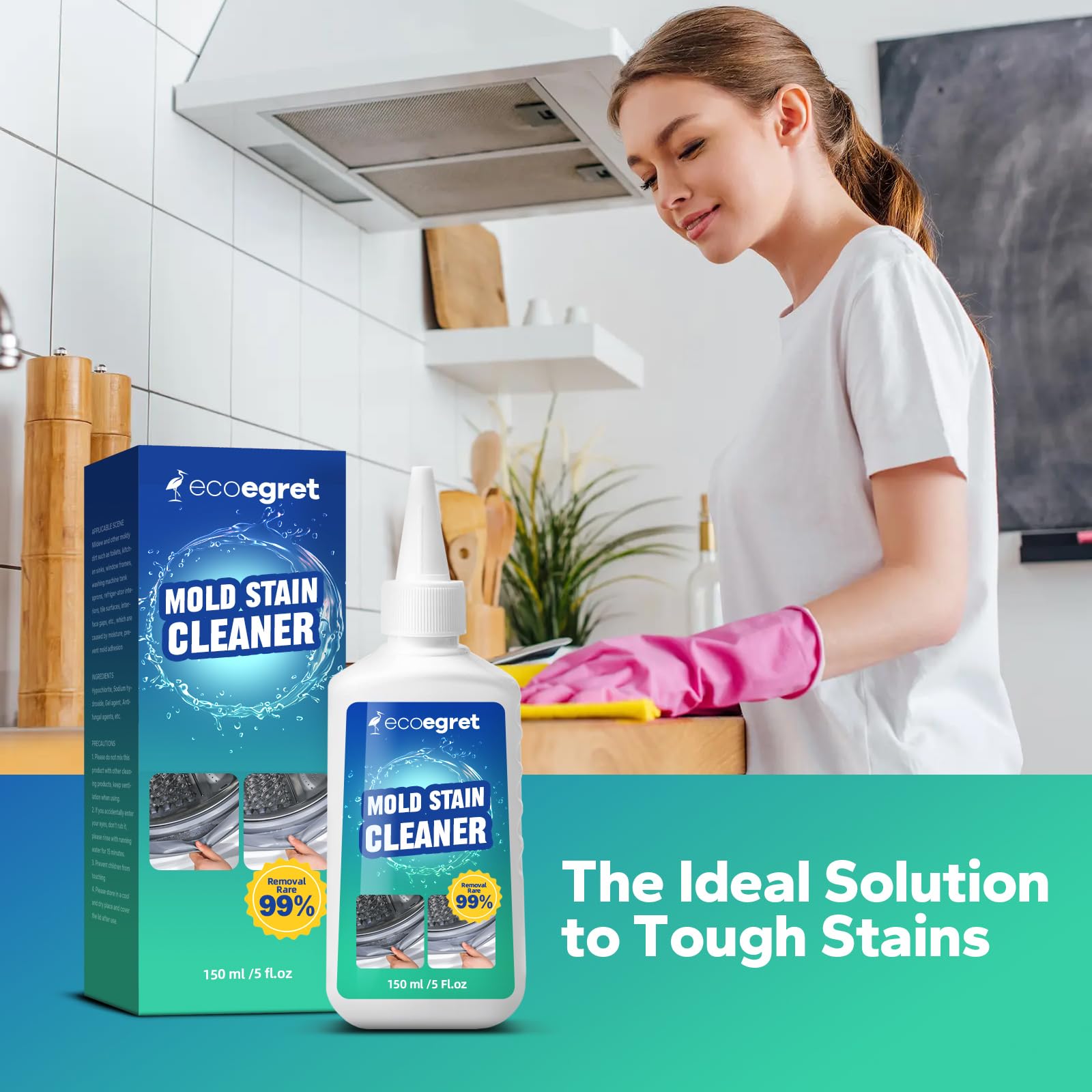 Mold Stain Remover Gel (5 Fl Oz)