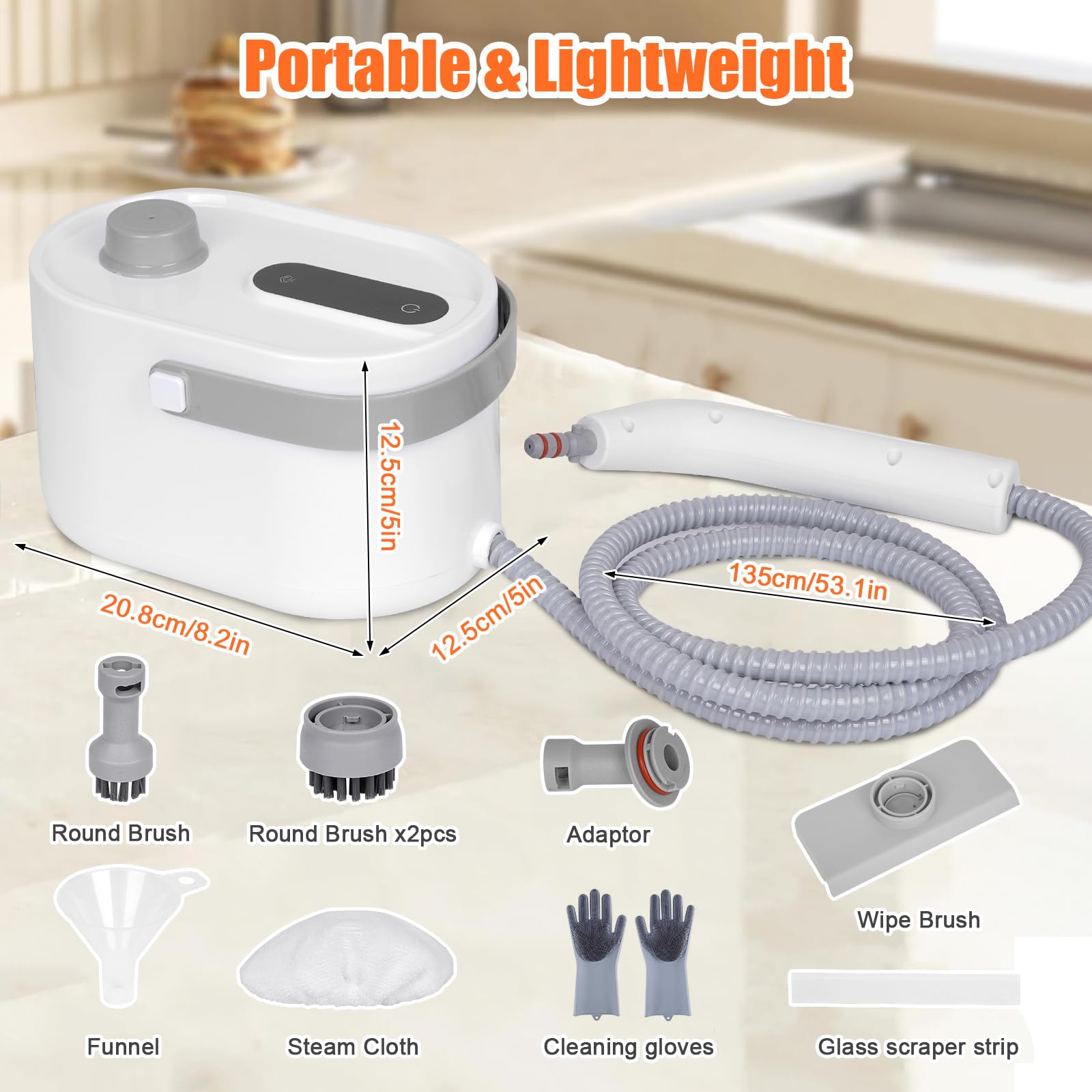 9 in 1 Handheld Steam Cleaner for Home Use