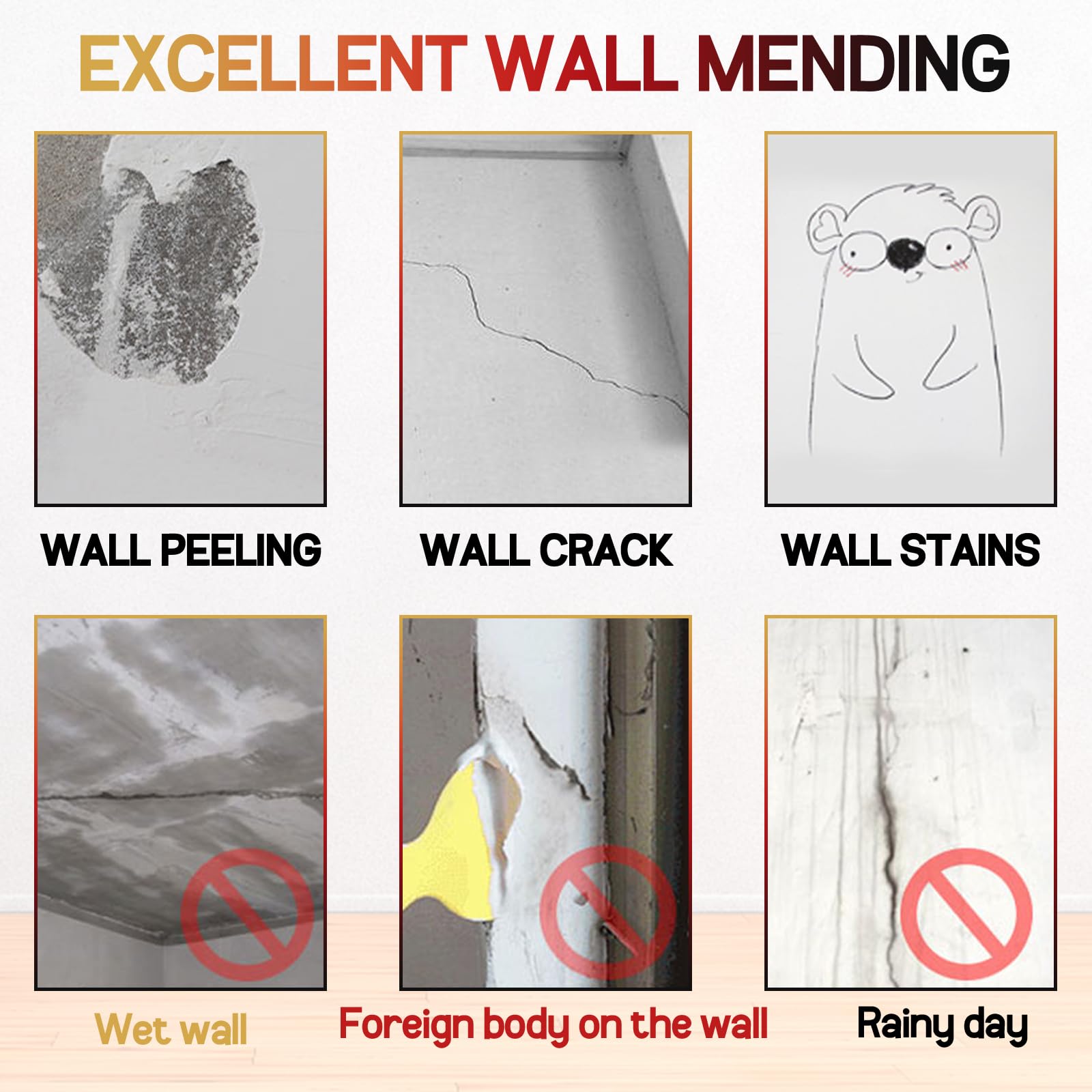 Drywall Patch Repair Kit with Scraper (7.05 Ounce)