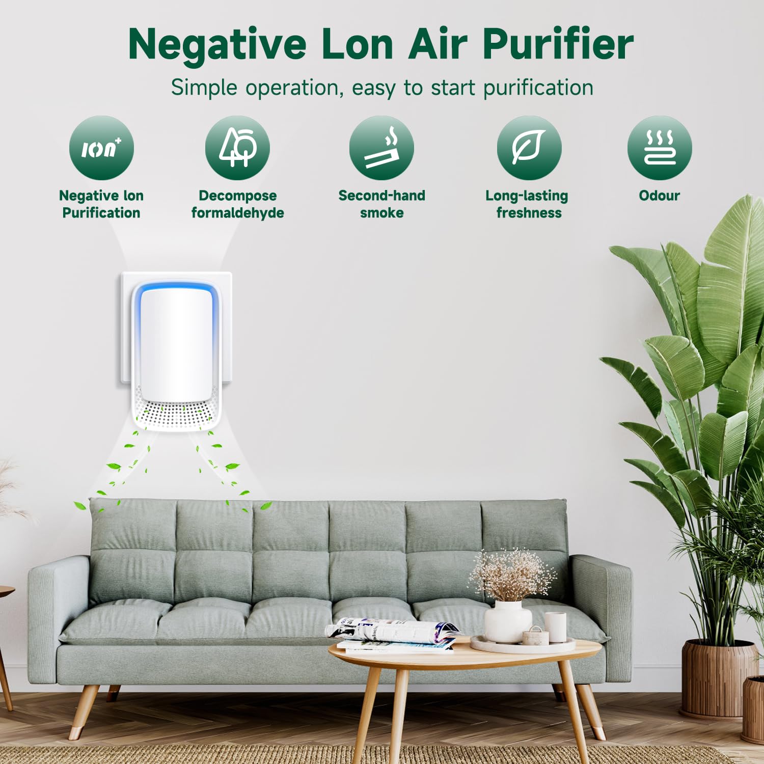 Air Ionizers for Home (3 Count)