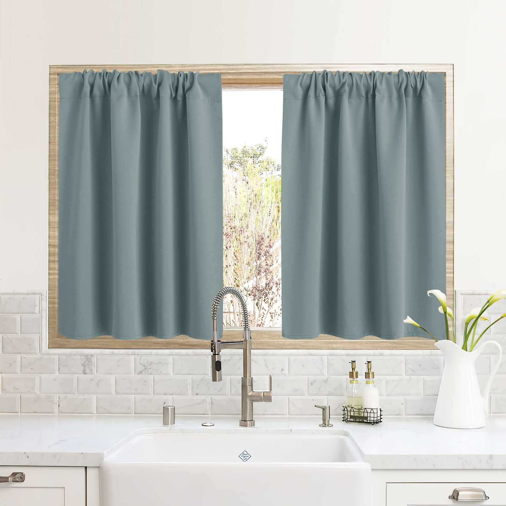 RV Camper Door Window Curtains (2 Count)