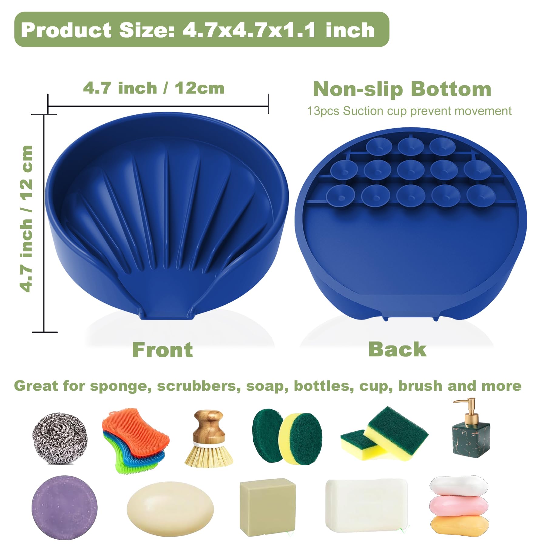 Self Draining Soap Dish