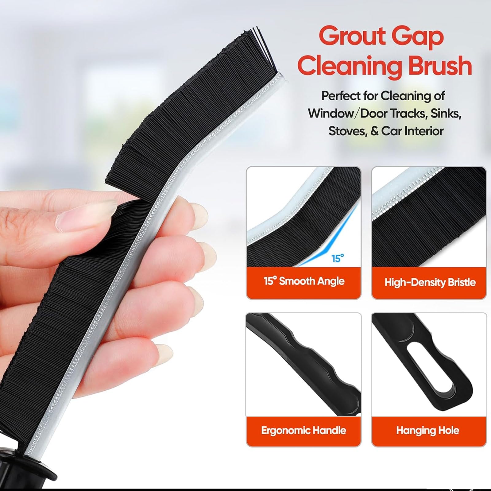 Crevice Cleaning Brush Tool (6 Count)