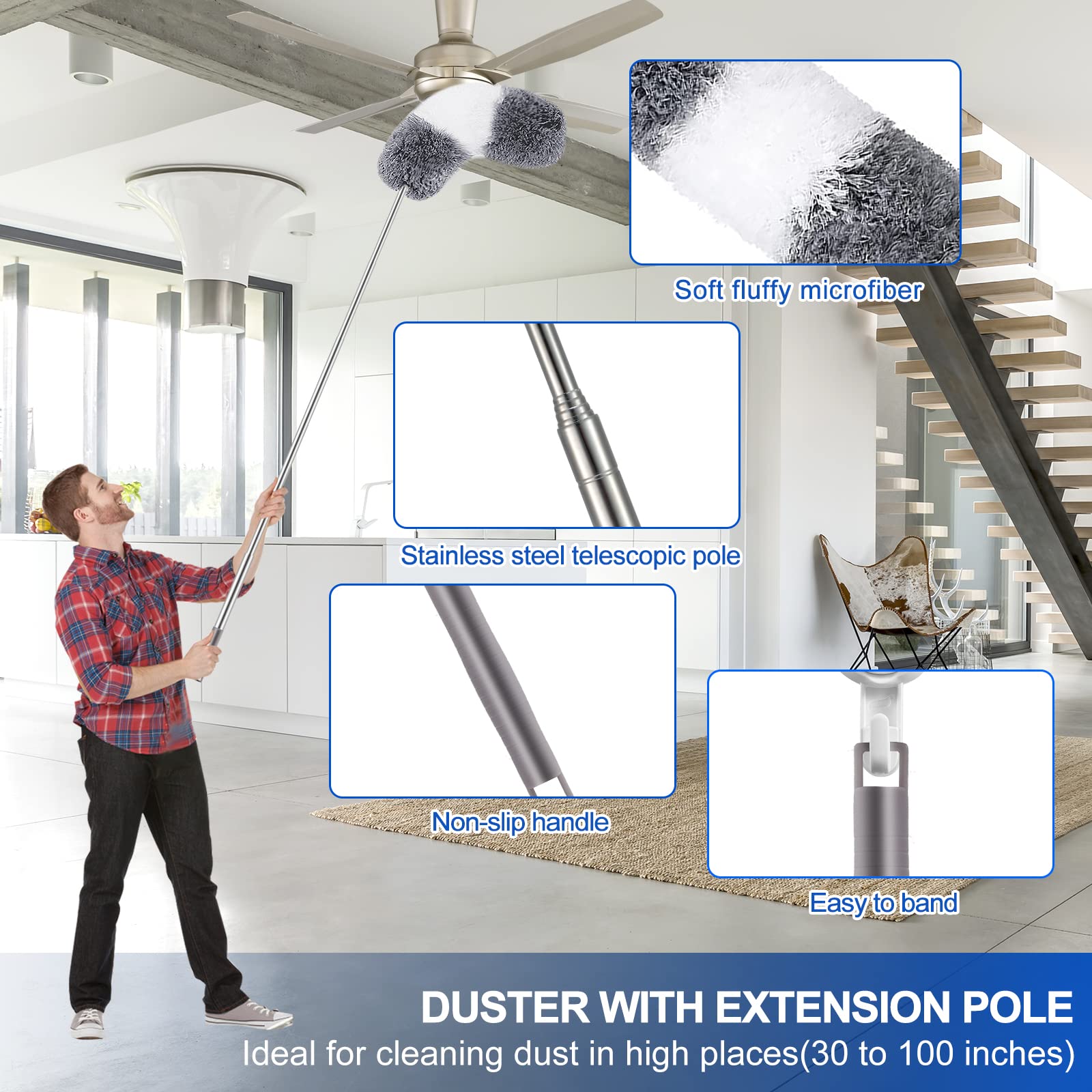 Microfiber Duster Kit