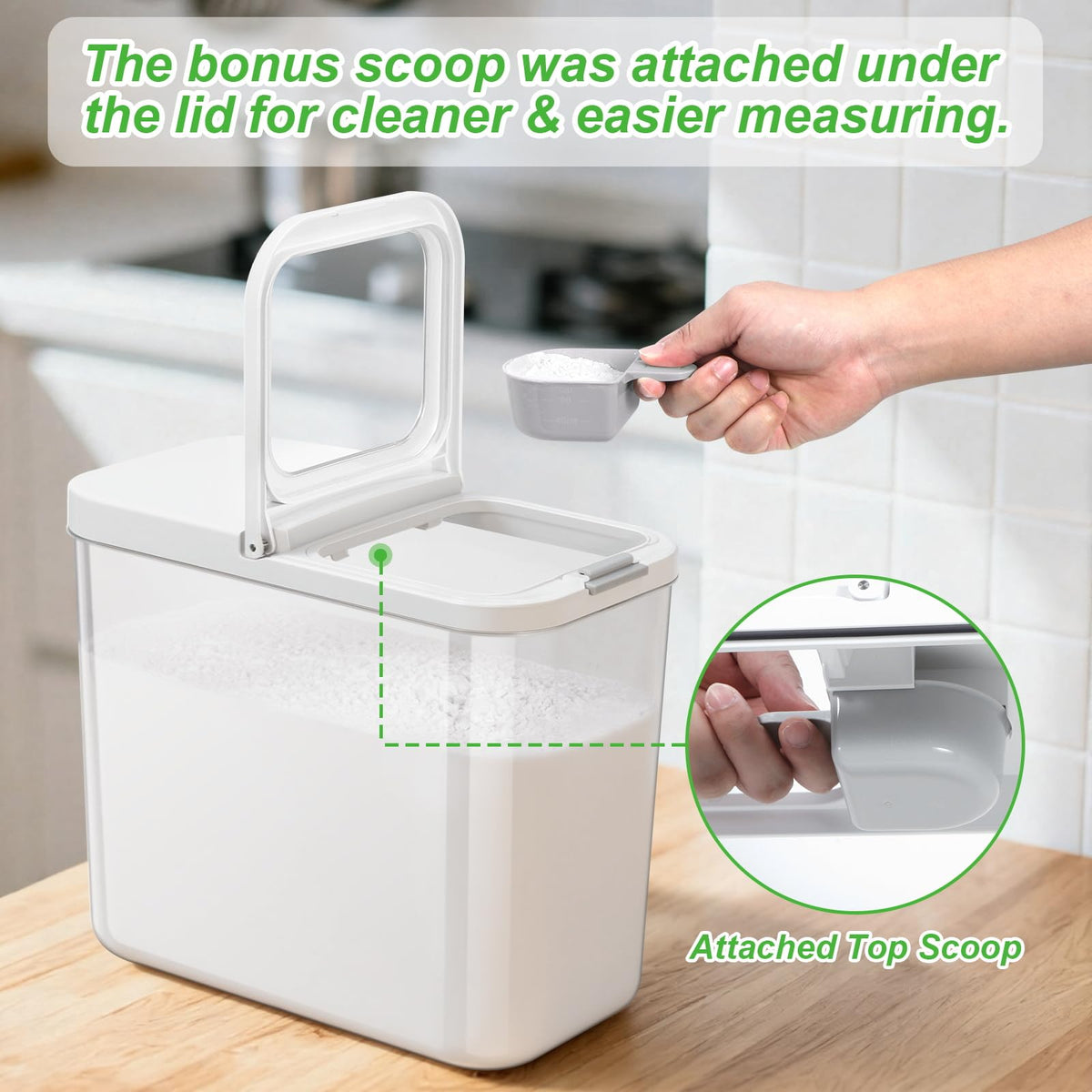 Rice Flour Storage Container