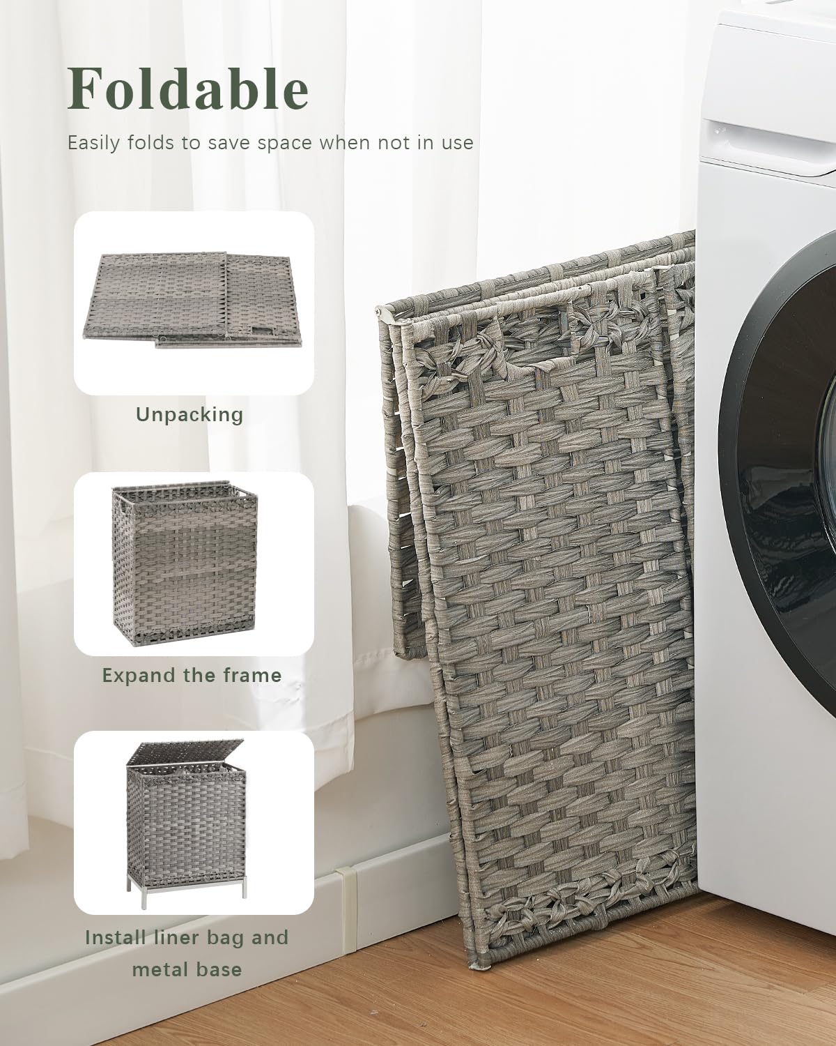 Laundry Hamper with Lid