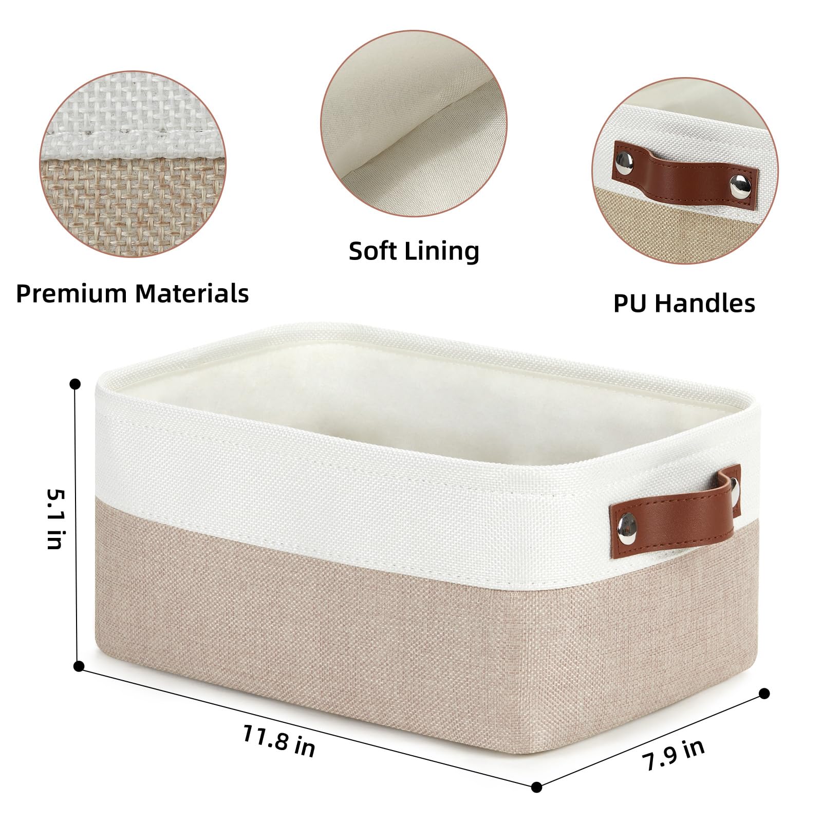 Collapsible Fabric Storage Bins (2 Count)