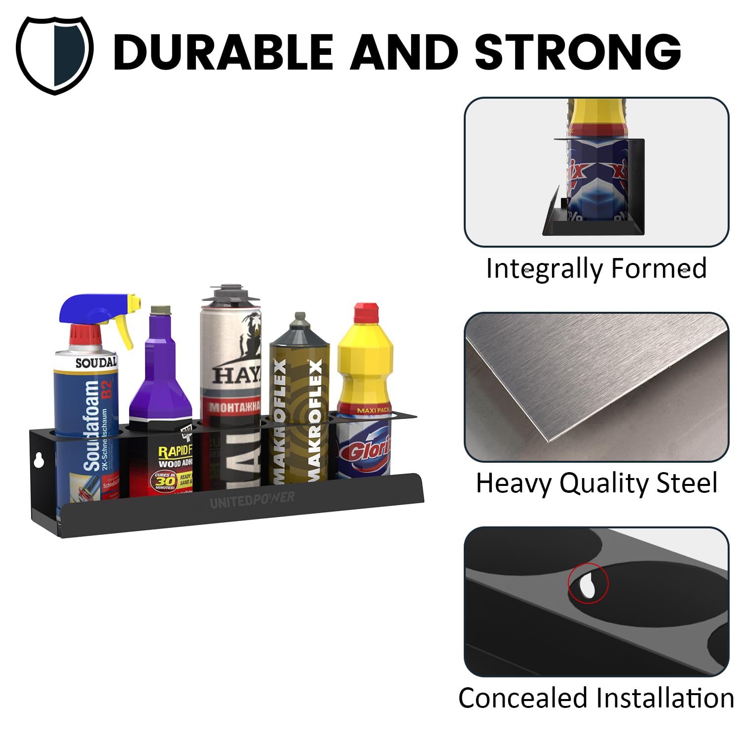 5 Aerosol Spray Can Holder