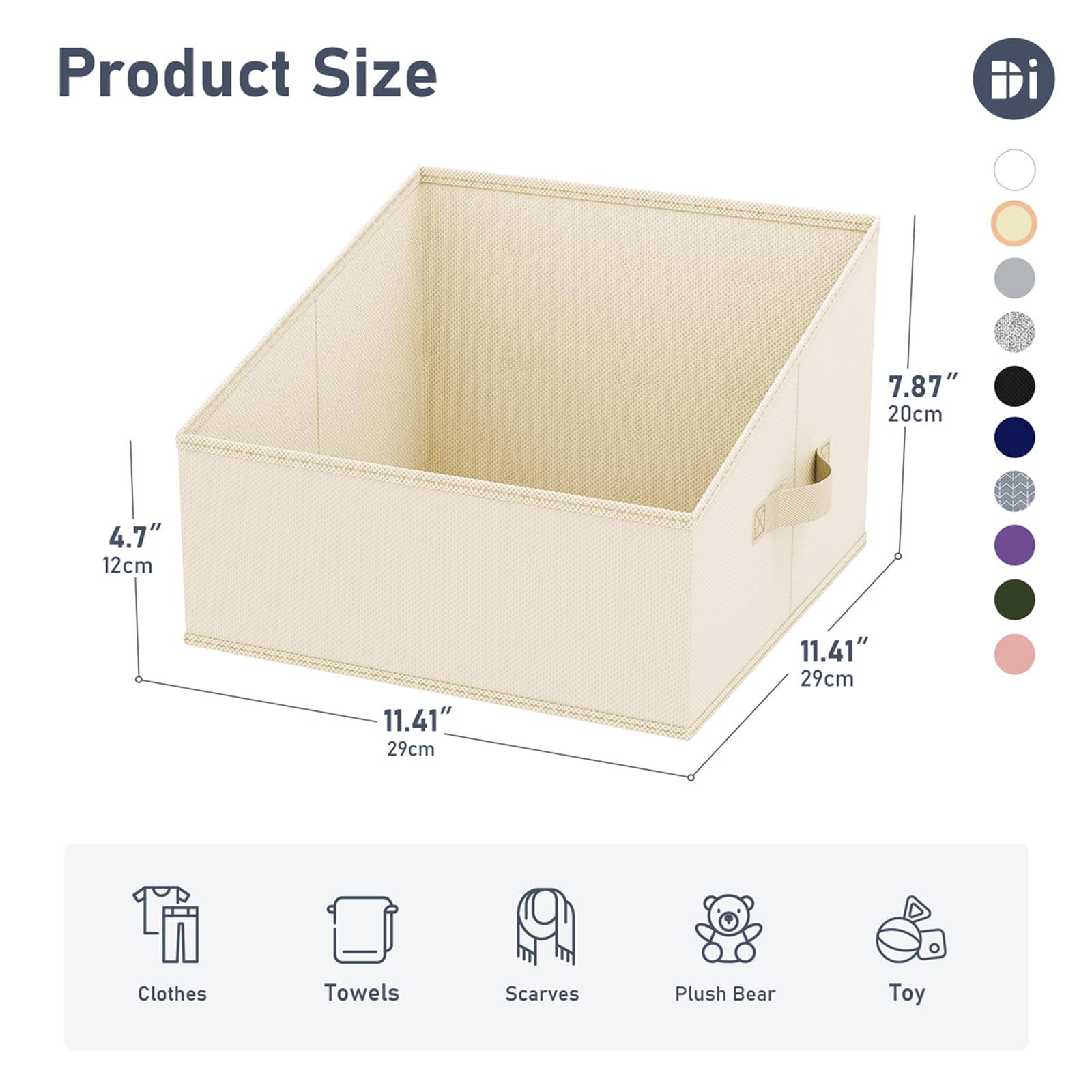 Closet Storage Bins (6 Count)