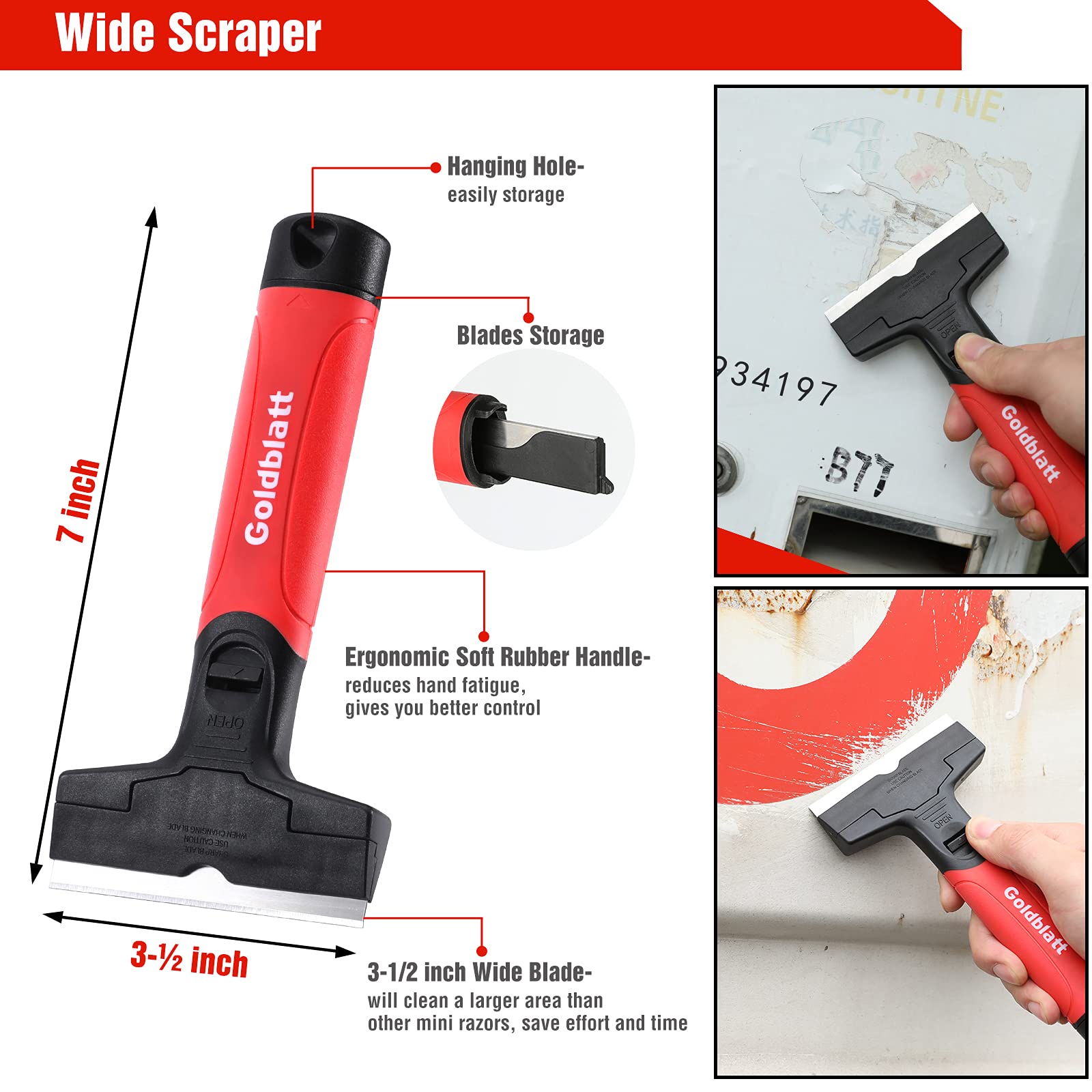 2 Piece Razor Scraper Tool with 20