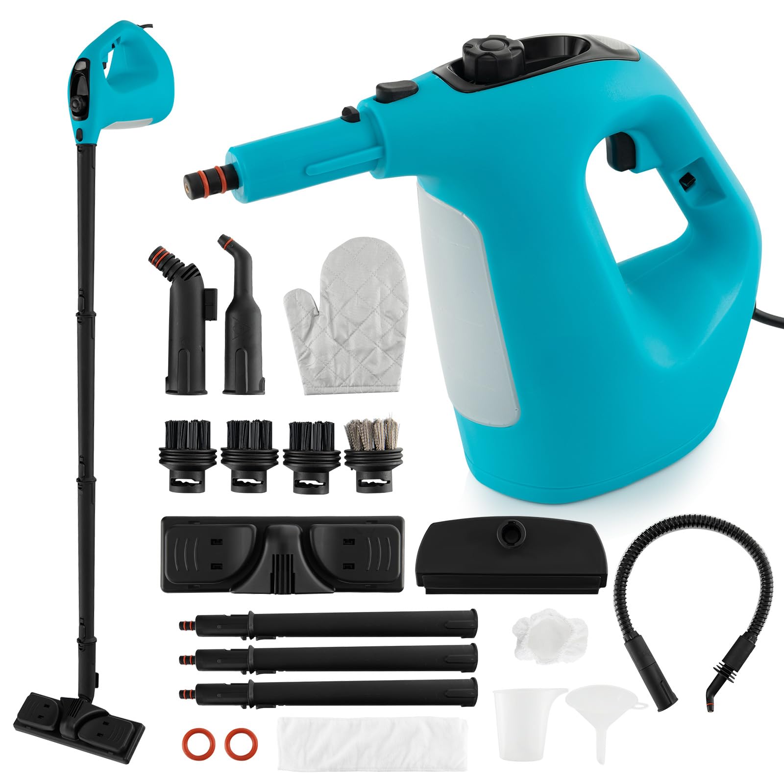 Handheld MultiPurpose Steam Cleaner with 17 Pieces