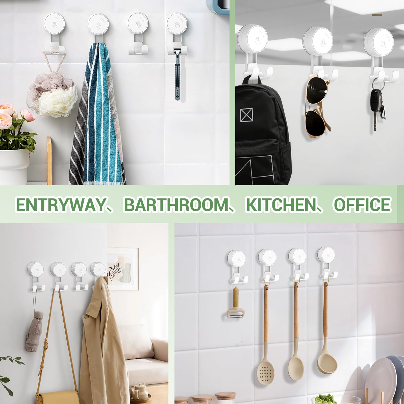 Suction Hooks Powerful Vacuum Suction Cup Hooks