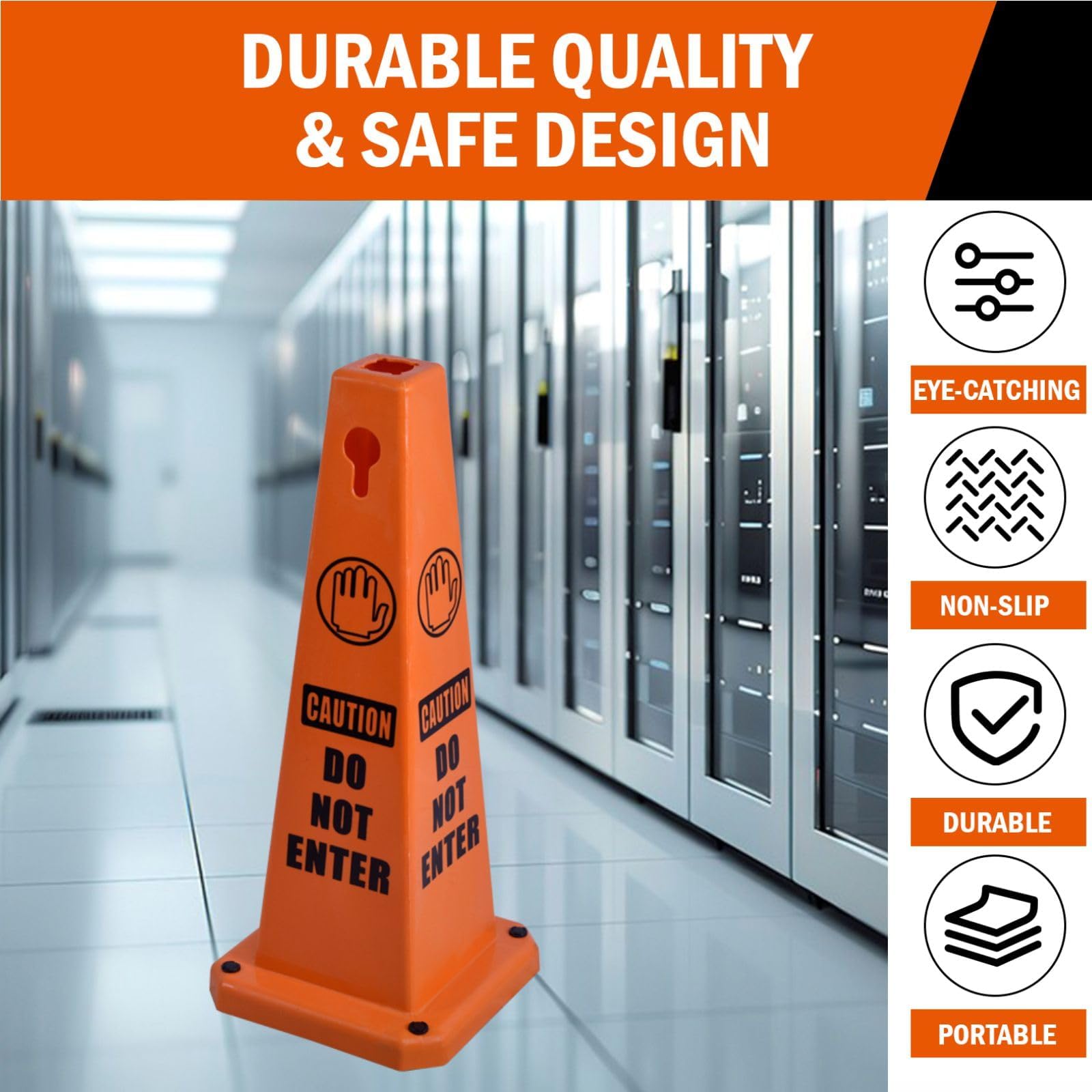 26.5" Caution Cones (8 Count)