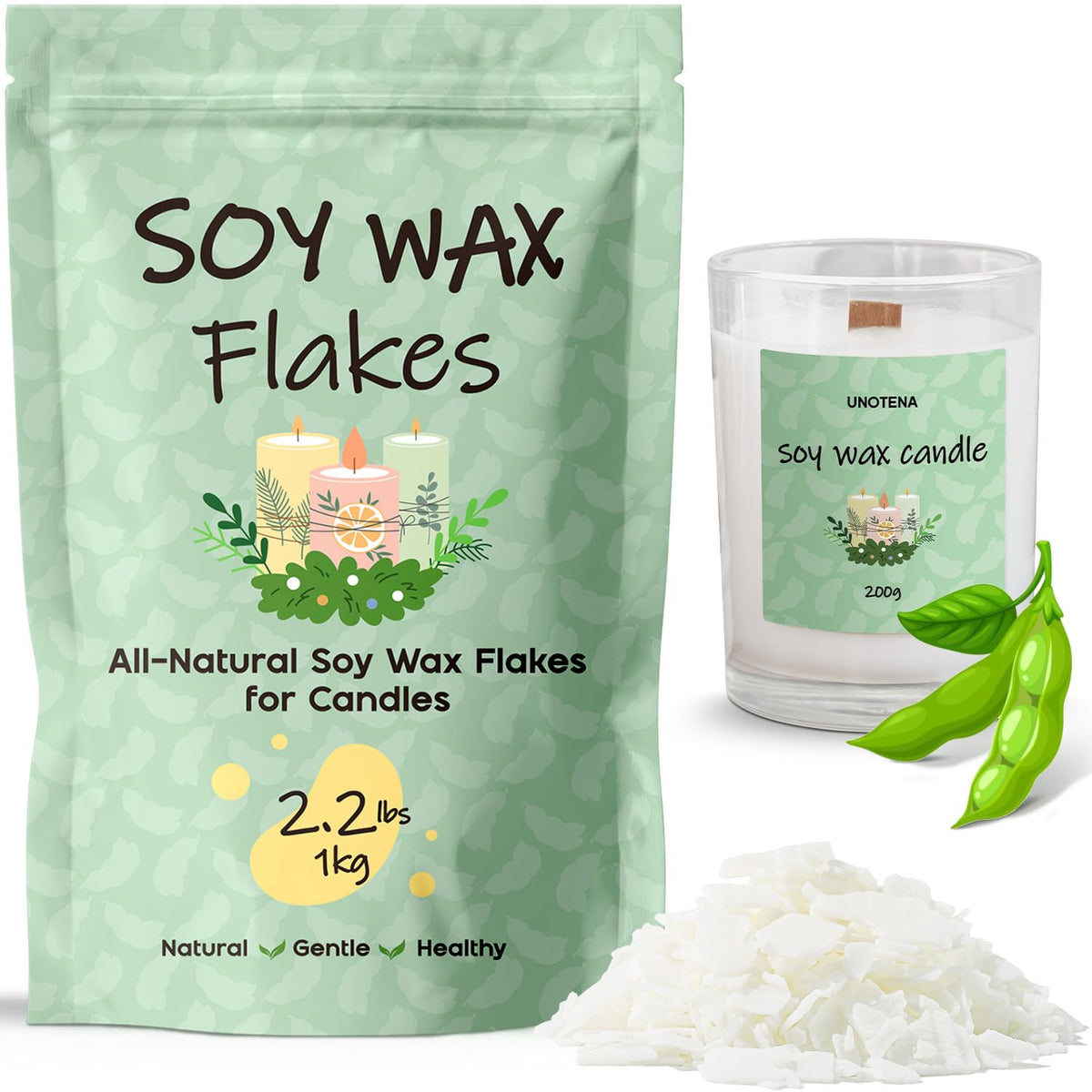 Soy Wax Flakes for Candle Making