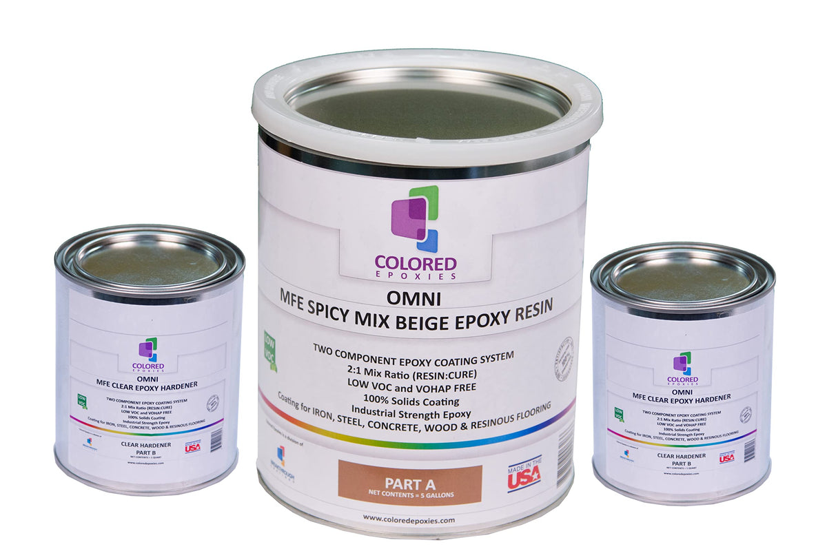 Spicy Mix Beige Epoxy Resin for Bar Tops (1920 Fl Oz)