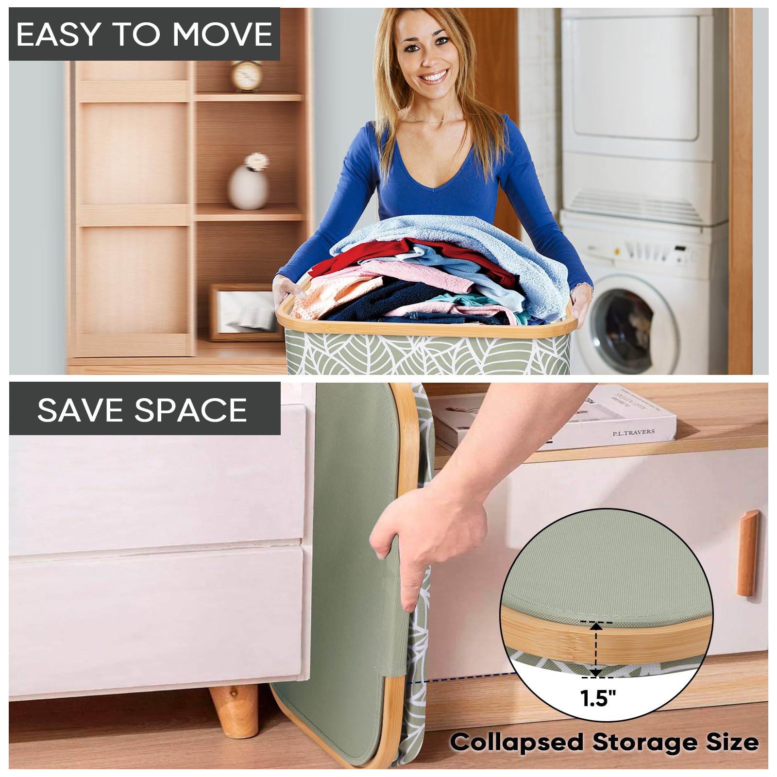 Laundry Hamper with Lid