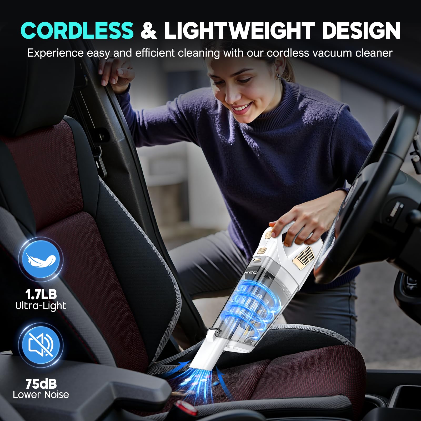 Handheld Vacuum Cordless 15000PA