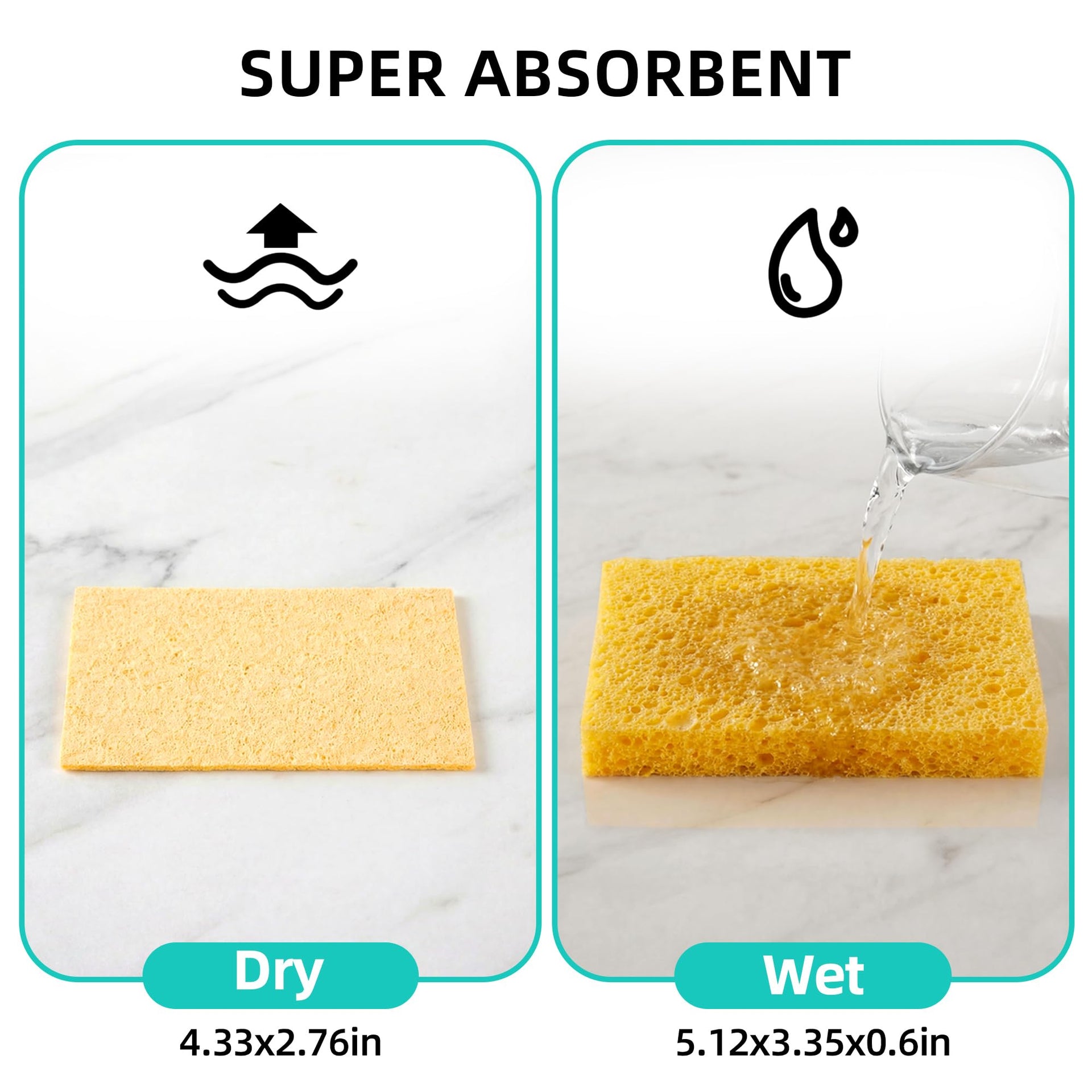 Dish Sponge Scrubber (24 Count)