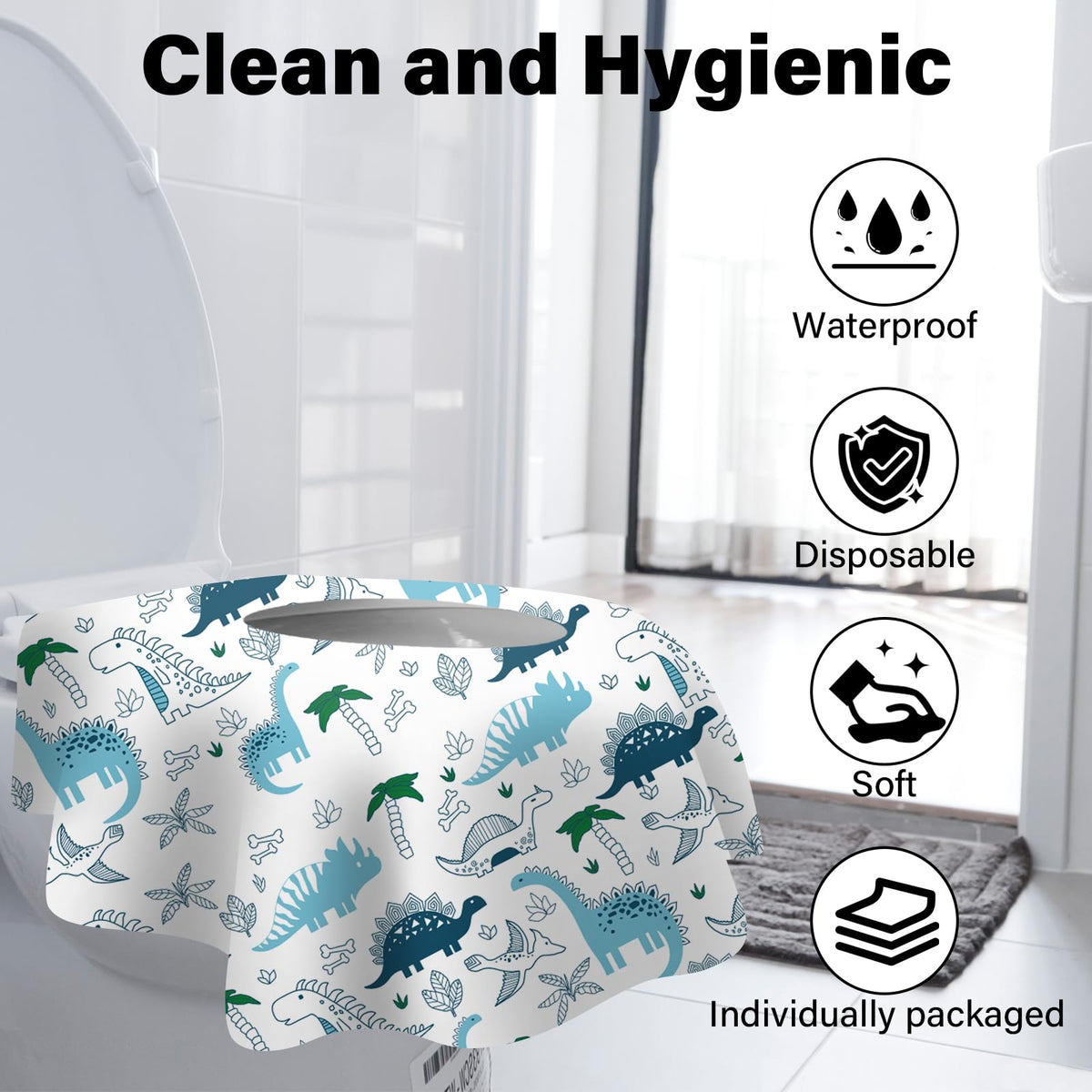 60 Pack Toilet Seat Covers Disposable (60 Count)