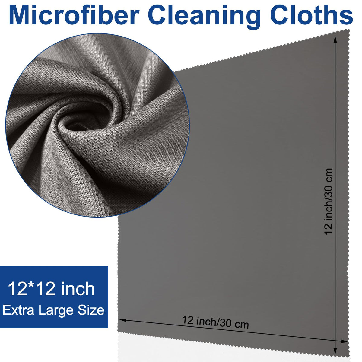 12 Pack Microfiber Cleaning Cloth
