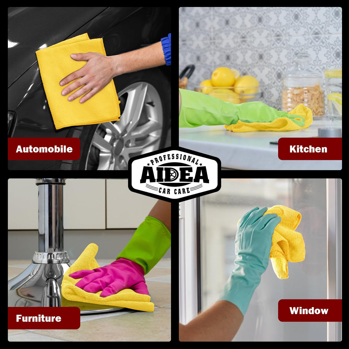 Microfiber Cleaning Cloth (10 Count)