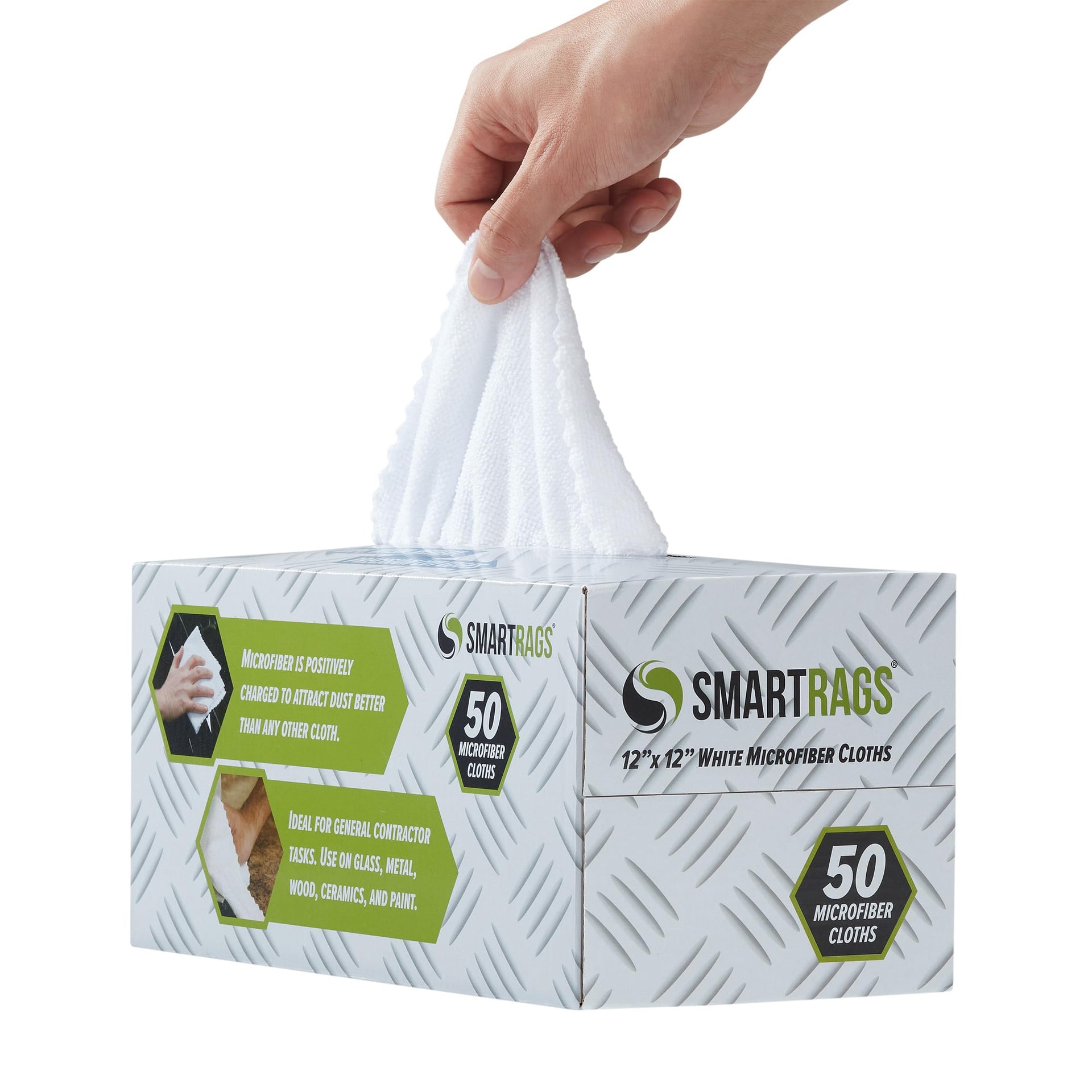 Arkwright Smart Rags Microfiber Cleaning Cloths Bulk (400 Count)