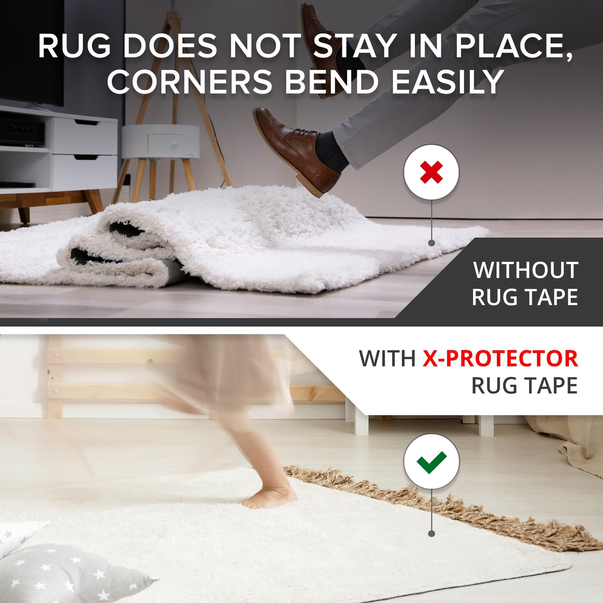 Rug Tape 16 PCS (16 Count)