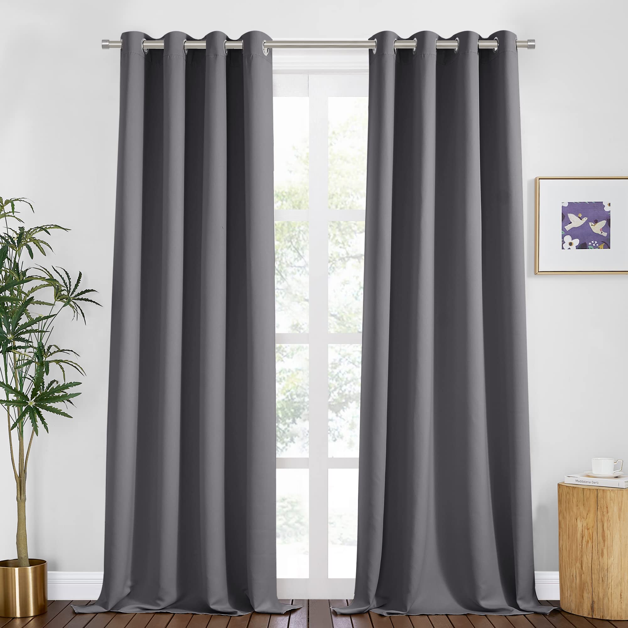 Blackout Curtains 94 inch Length 2 Panels Set (2 Count)