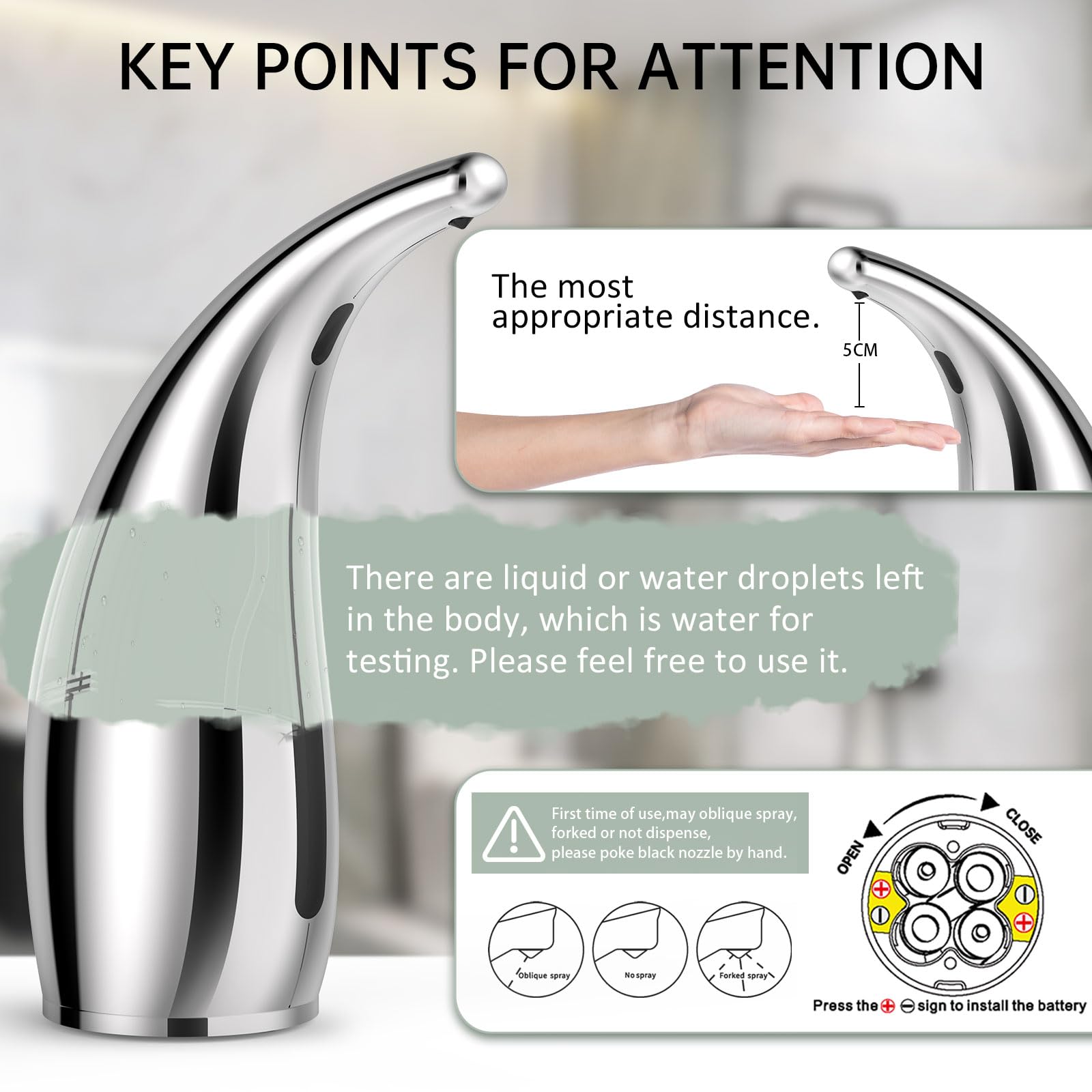 Automatic Liquid Soap Dispenser