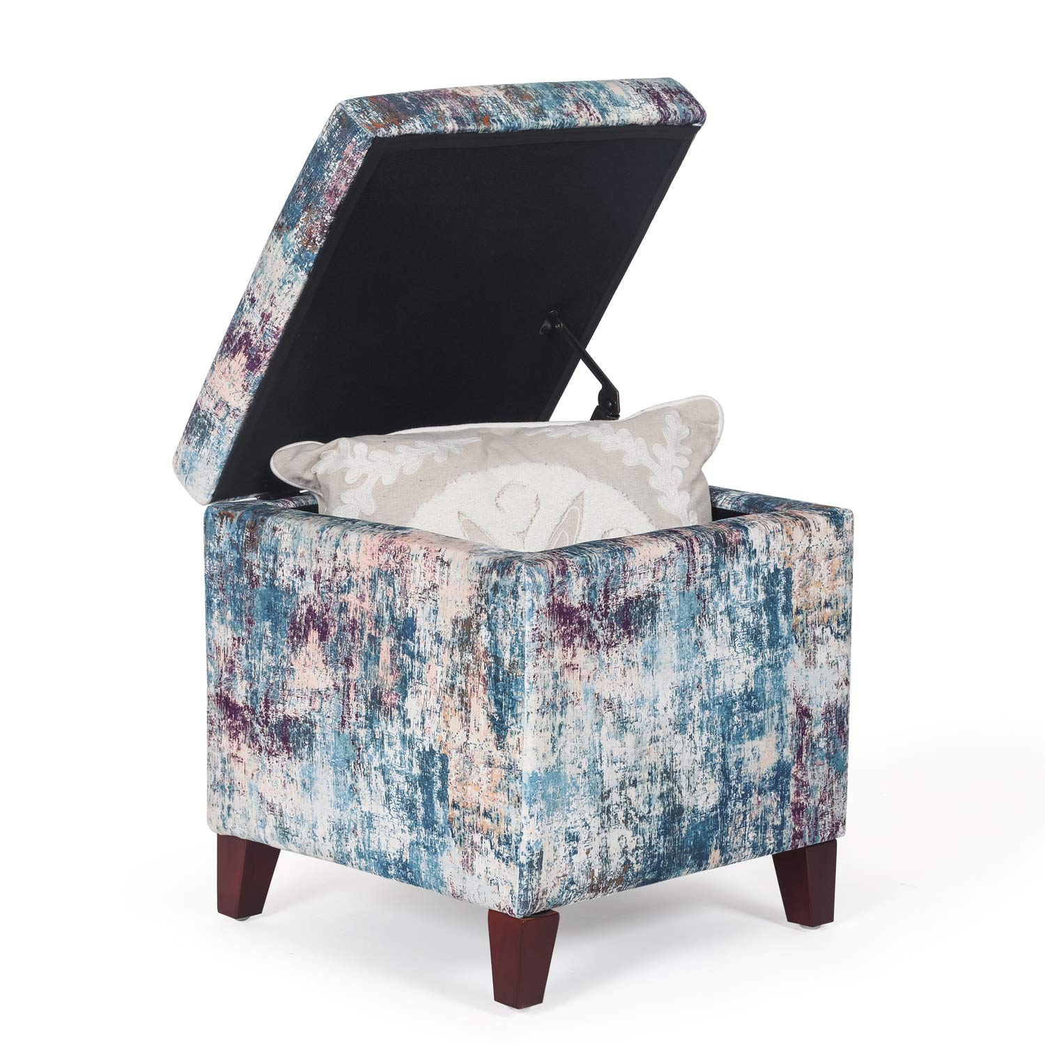18 Inch High Cube Ottoman Storage