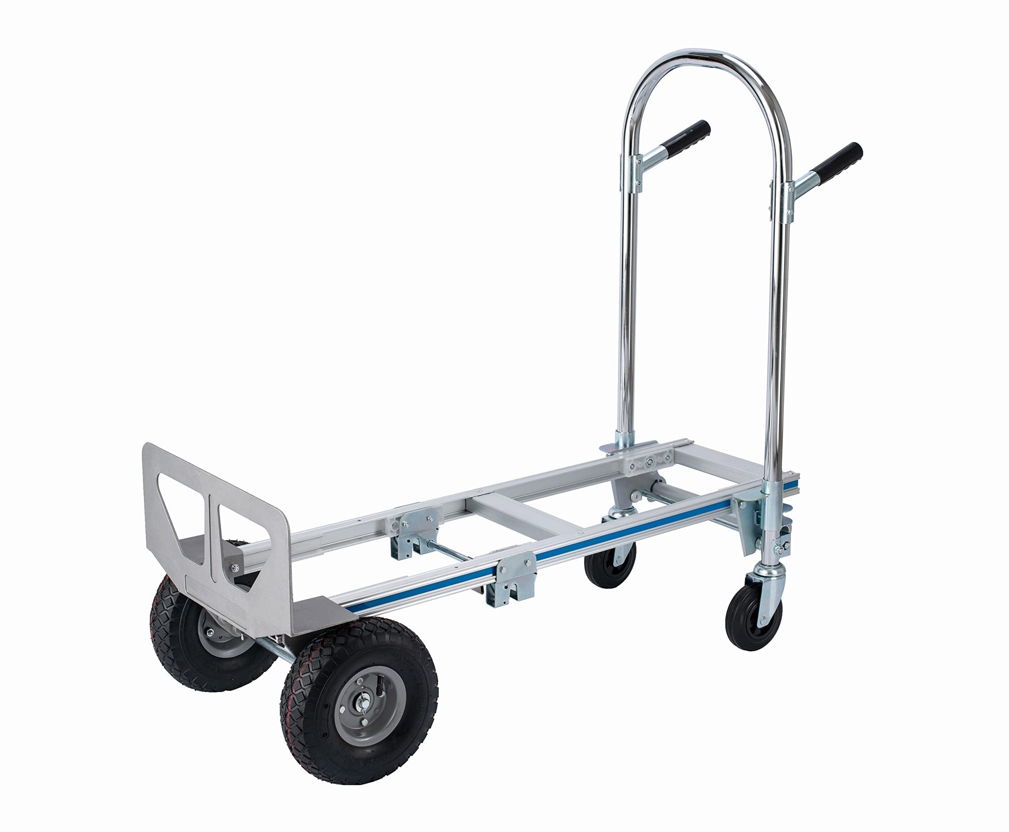 2 in 1 Aluminum Hand Truck Dolly 770lbs Weight Capacity Convertible Hand Truck Utility Cart
