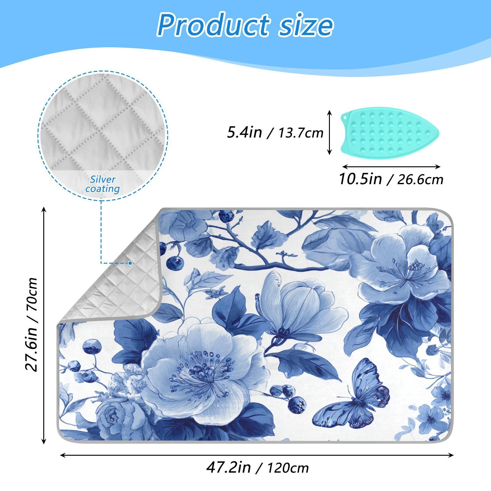 Ironing Mat Thickened Ironing Blanket Travel Portable Double
