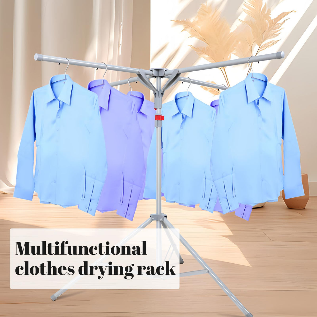 Clothes Drying Rack Foldable & Collapsible Drying Racks Large Capacity Space Saving Indoor Drying Rack for Bedroom