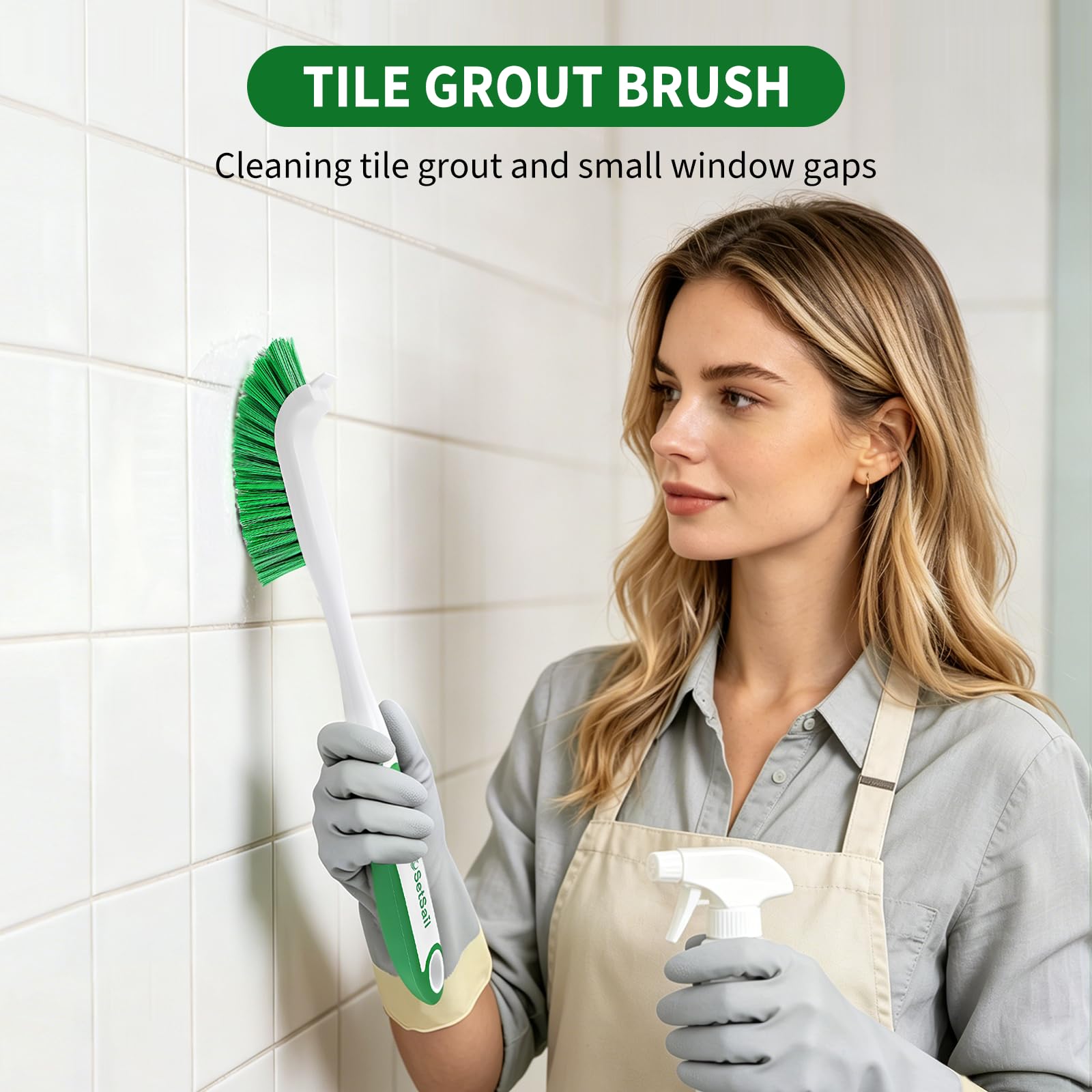 Scrub Brush Set of 4 Pack (4 Count)