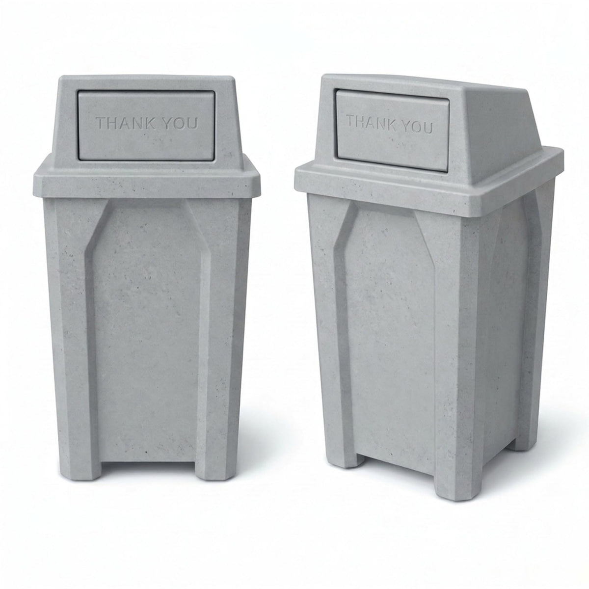 Campus Collection 32 Gallon Commercial Trash Can with Lid