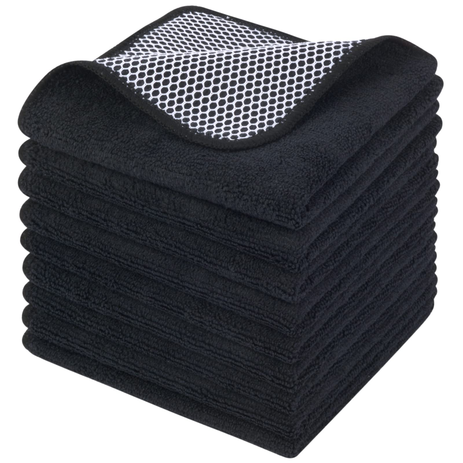 Dish Cloths for Washing Dishes with Scrub Side (9 Count)