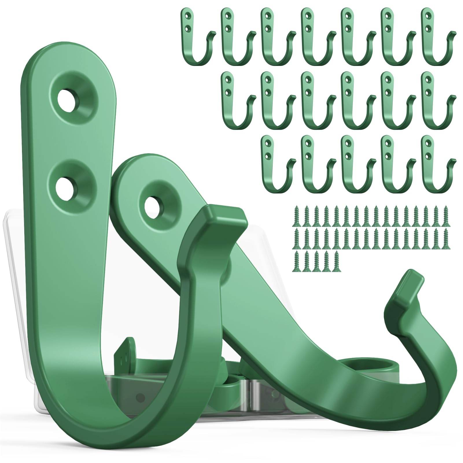 20 Pack Coat Hooks for Hanging (20 Count)