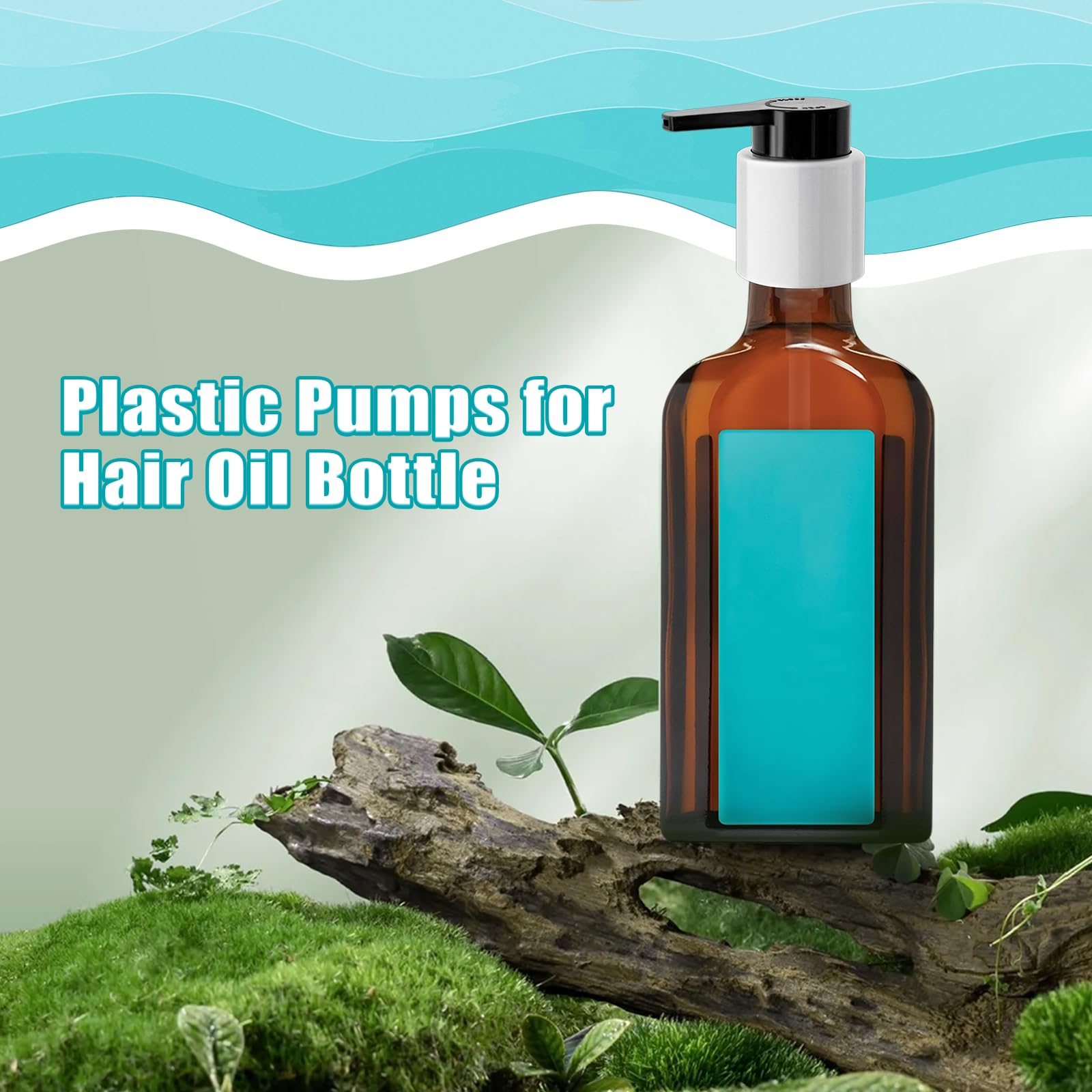 2PCS Dispenser Pump Replacement Compatible with MOROCCANOIL Treatment 1.7 (2 Count)