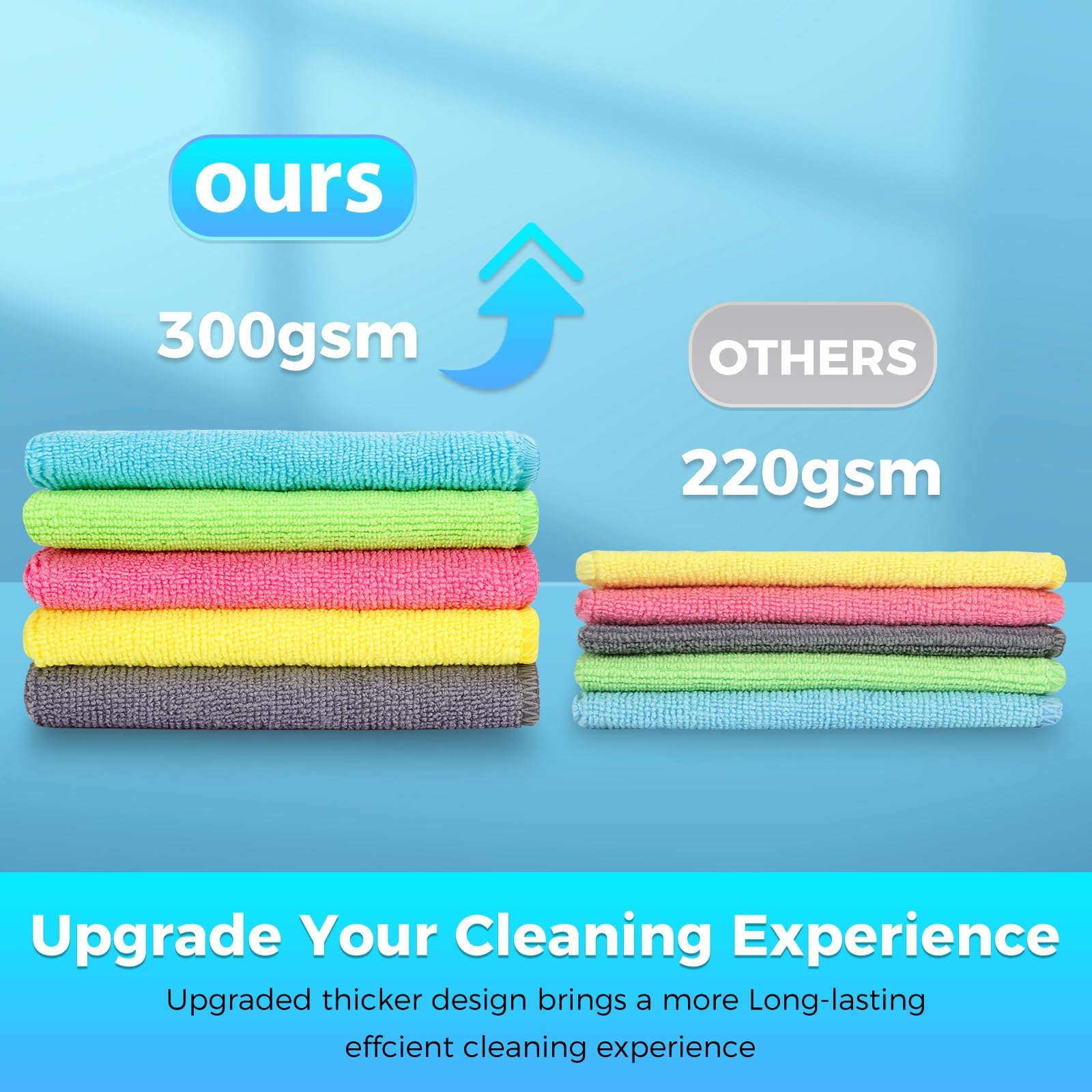 15pcs Microfiber Cleaning Cloth Lint Free (15 Count)