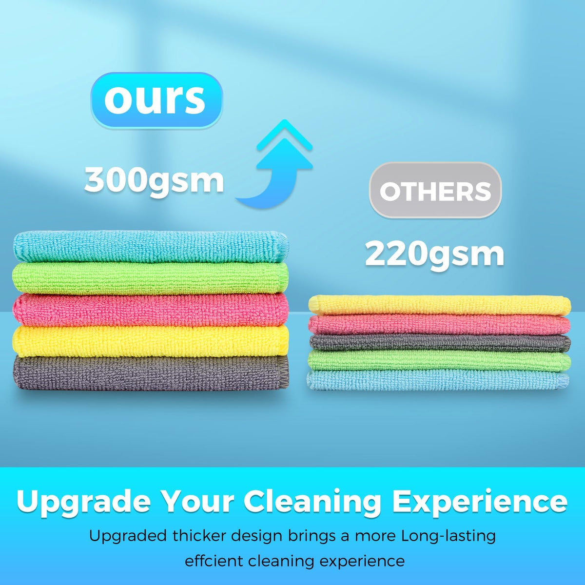 15pcs Microfiber Cleaning Cloth Lint Free (15 Count)