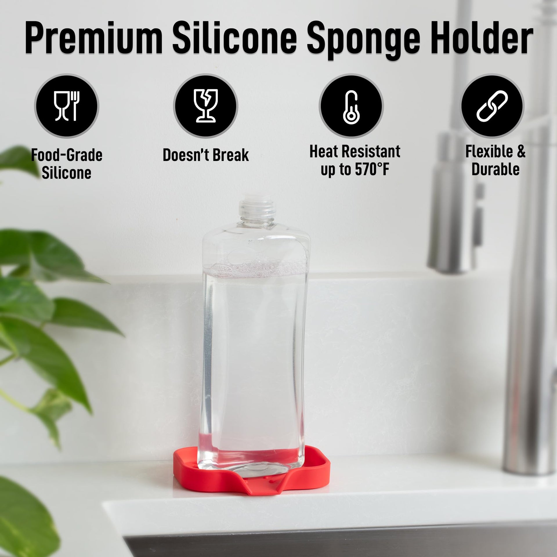 Small Silicone Sponge Holder