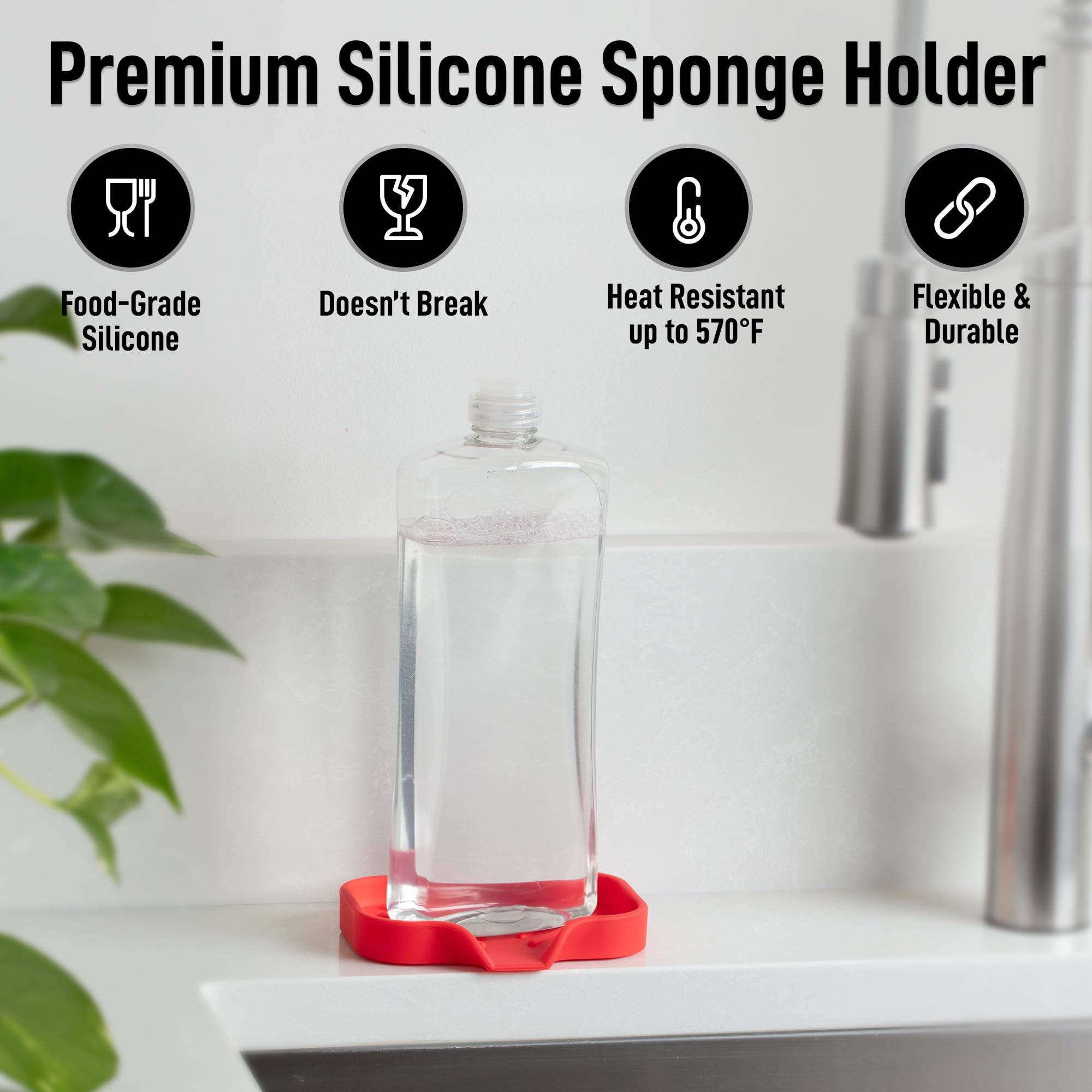 Small Silicone Sponge Holder