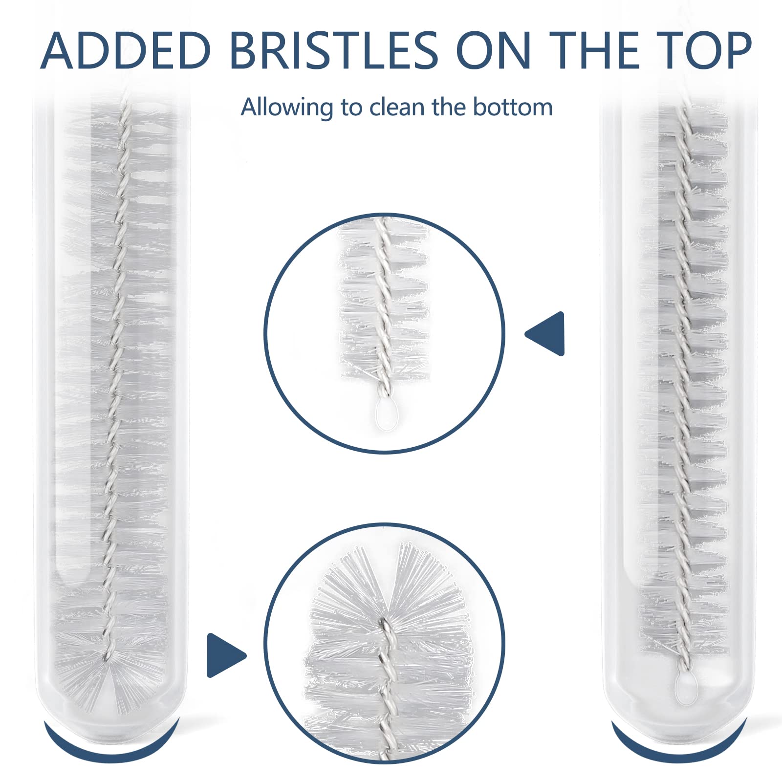 12 Pcs Straw Cleaner Brushes Set (12 Count)