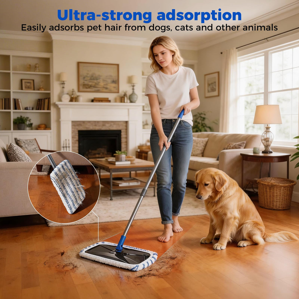 16" Large Flat Mop - ModHome Supplies