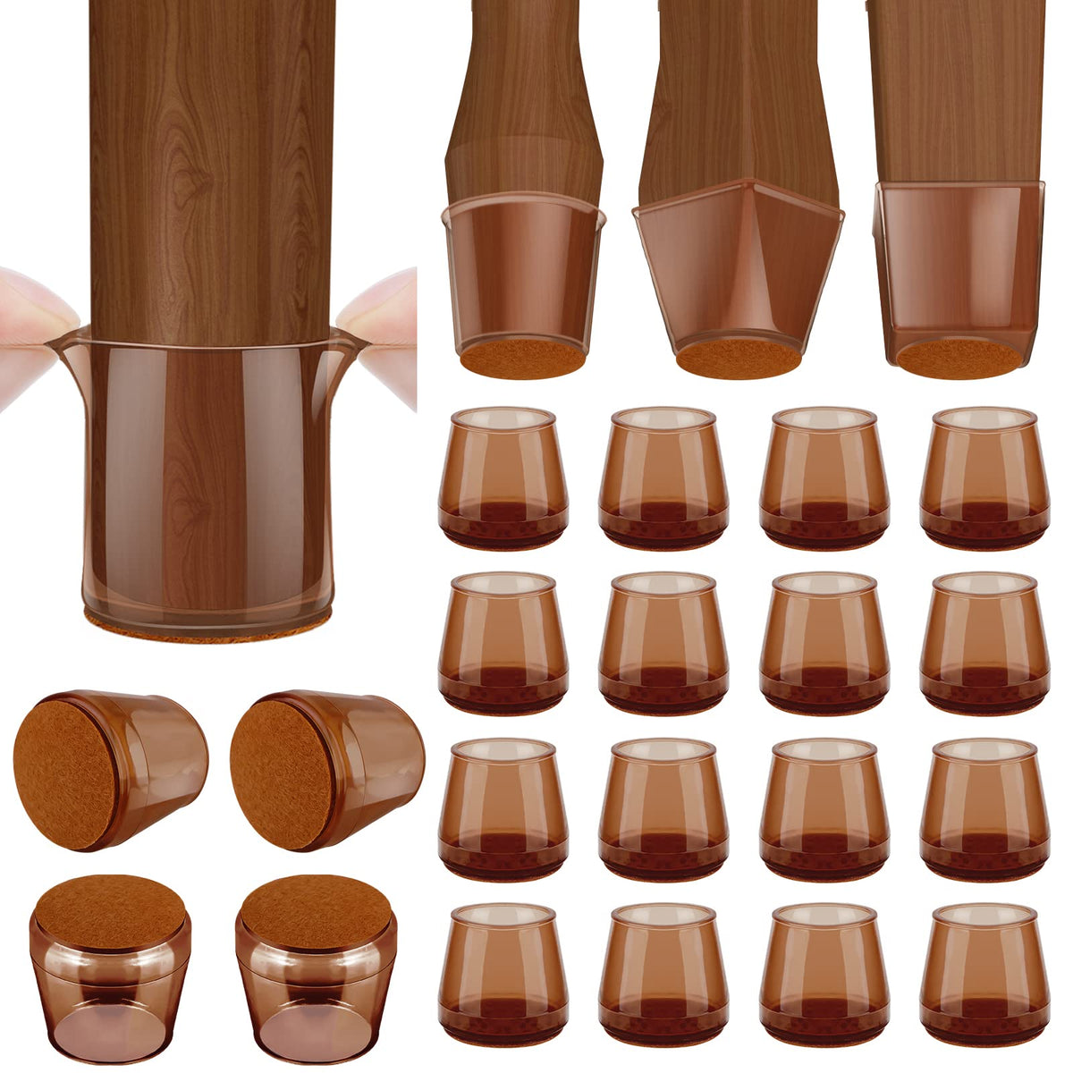 Silicone Chair Leg Floor Protectors