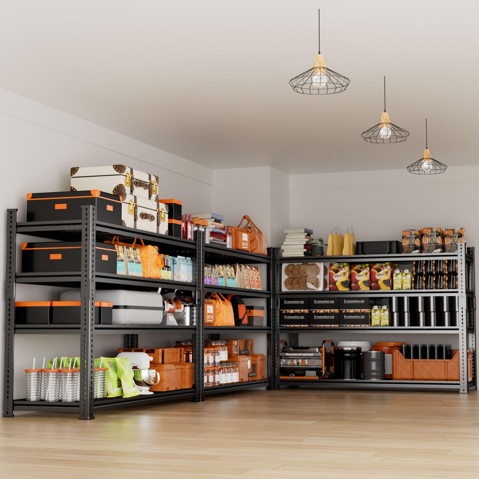 Storage Shelves Heavy Duty 2 PCS (2 Count)