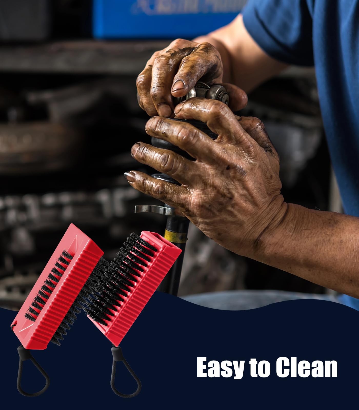 Nail Brush for Cleaning Fingernails (2 Count)