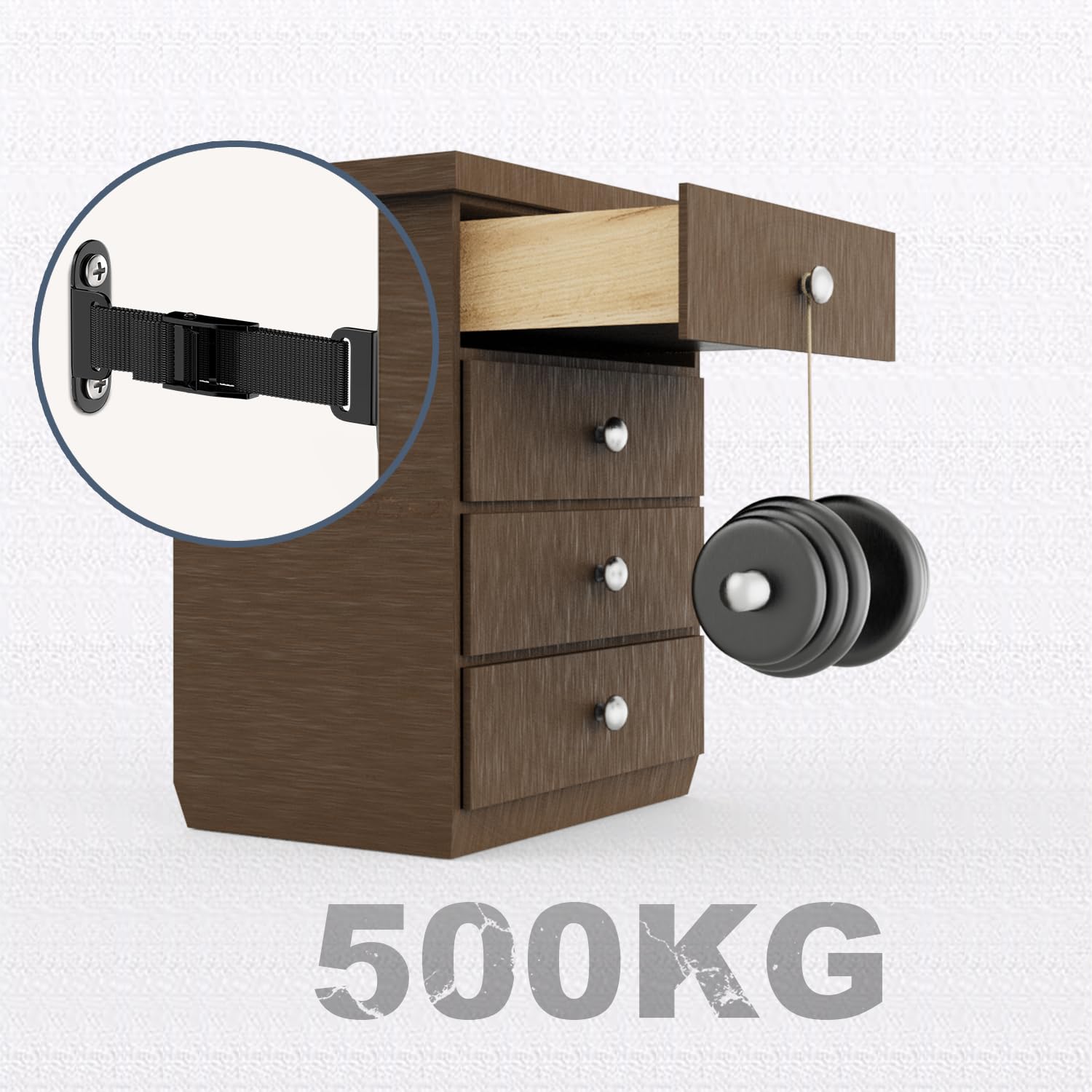 Anti Tip Furniture Anchors (2 Count)