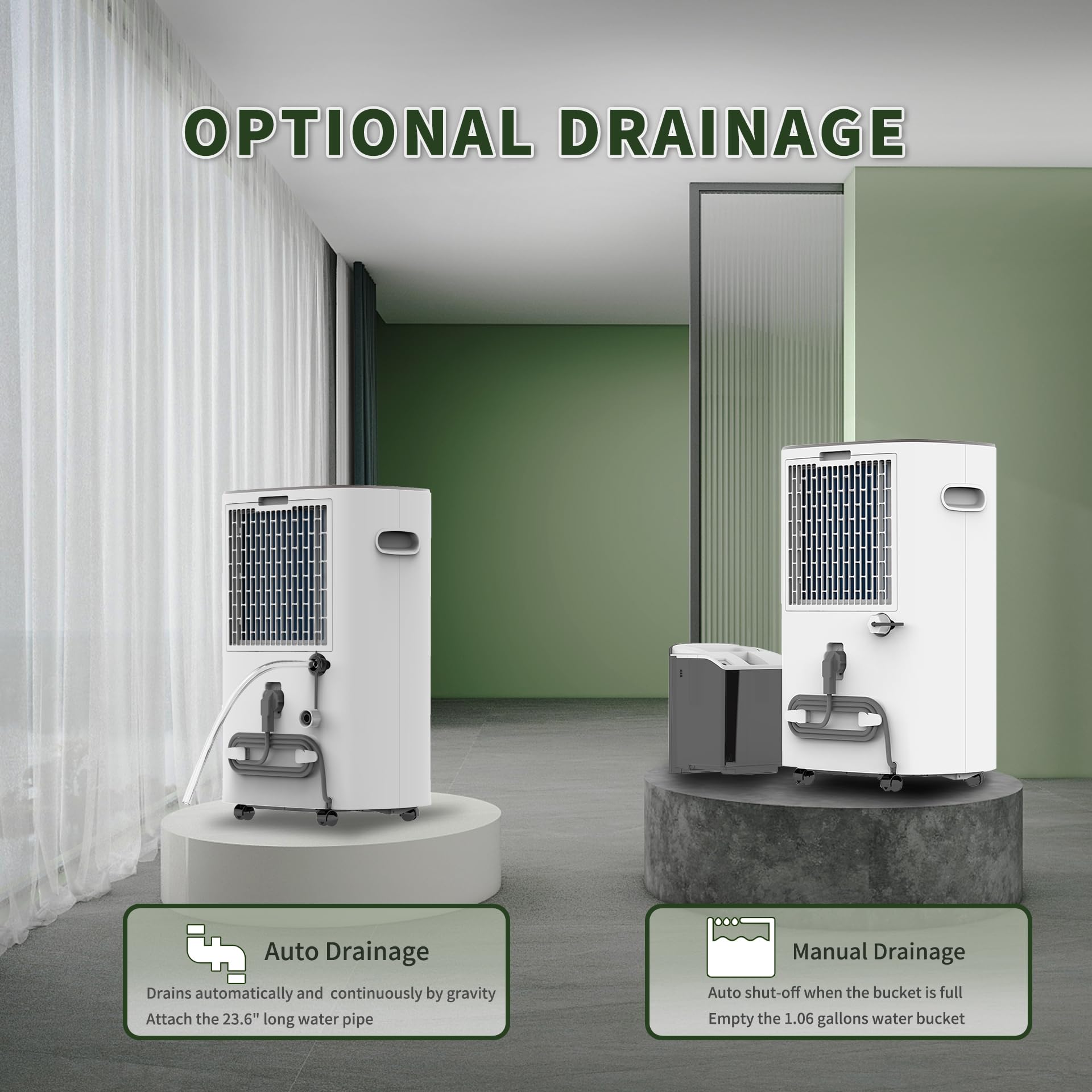 86 Pints Dehumidifier for Home and Basements